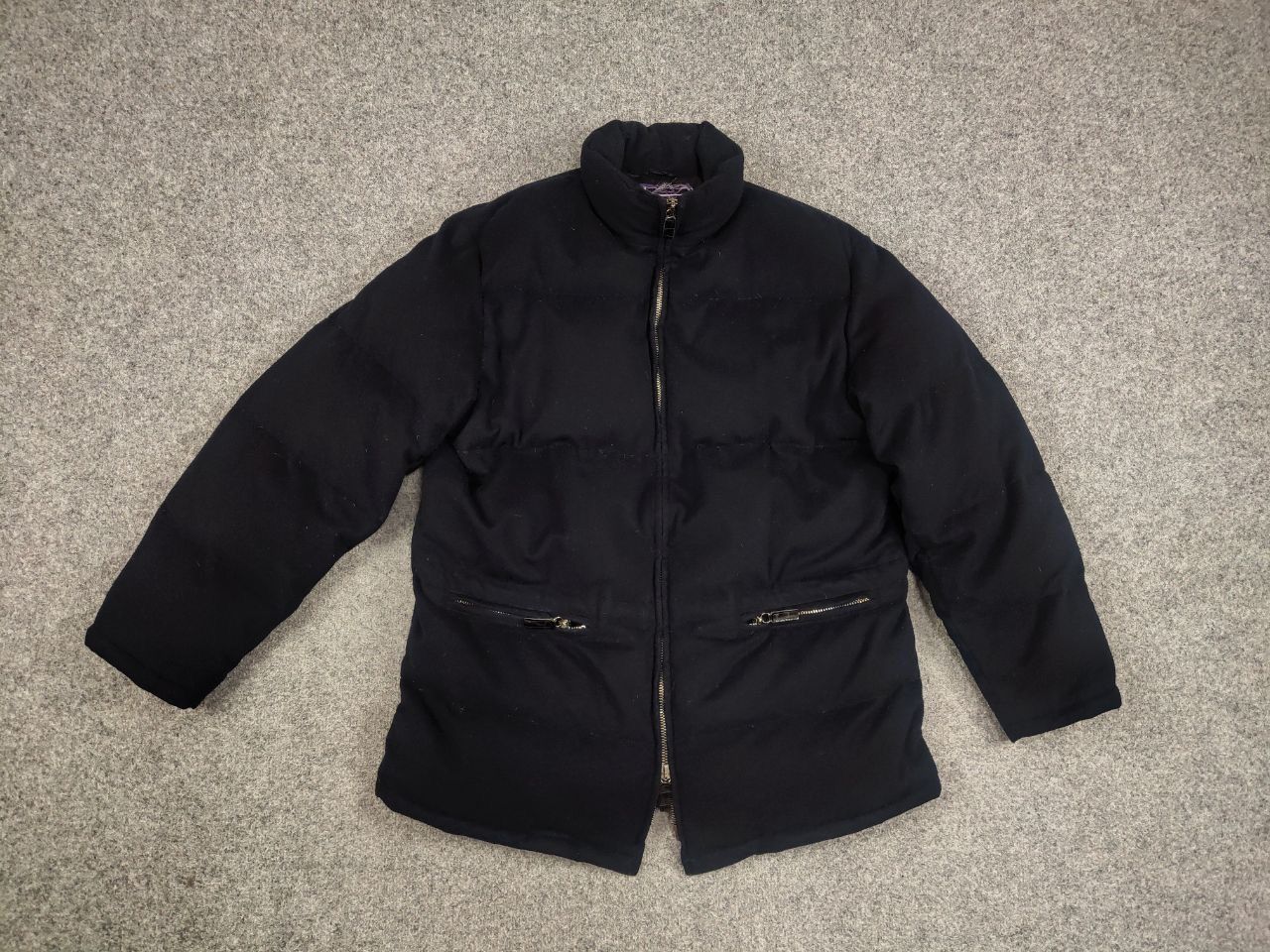 Ralph Lauren Purple Label Ralph Lauren Purple Label quilted Blue Down Winter Jacket Size US L / EU 52-54 / 3 - 13 Thumbnail