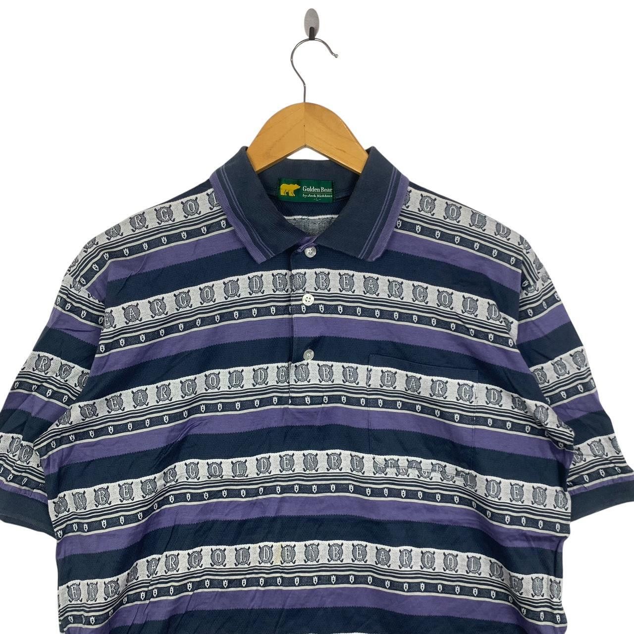 Vintage Vintage GOLDEN BEAR GOLF Jack Nicklaus AOP Polo Tee Shirt Size US L / EU 52-54 / 3 - 2 Thumbnail
