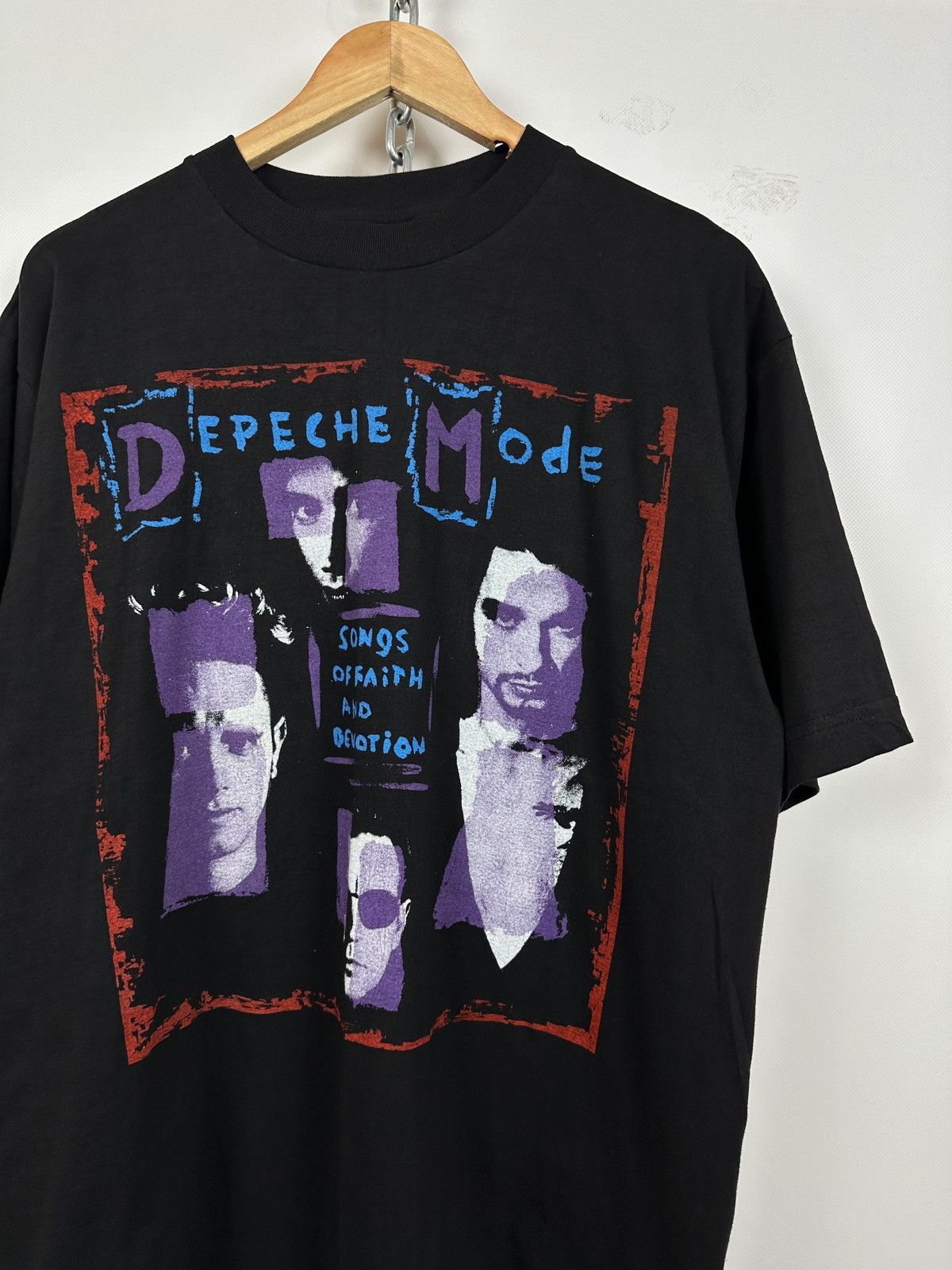 Band Tees 1993 Vintage Depeche Mode Songs of Faith and Devotion Tour Size US XL / EU 56 / 4 - 5 Thumbnail