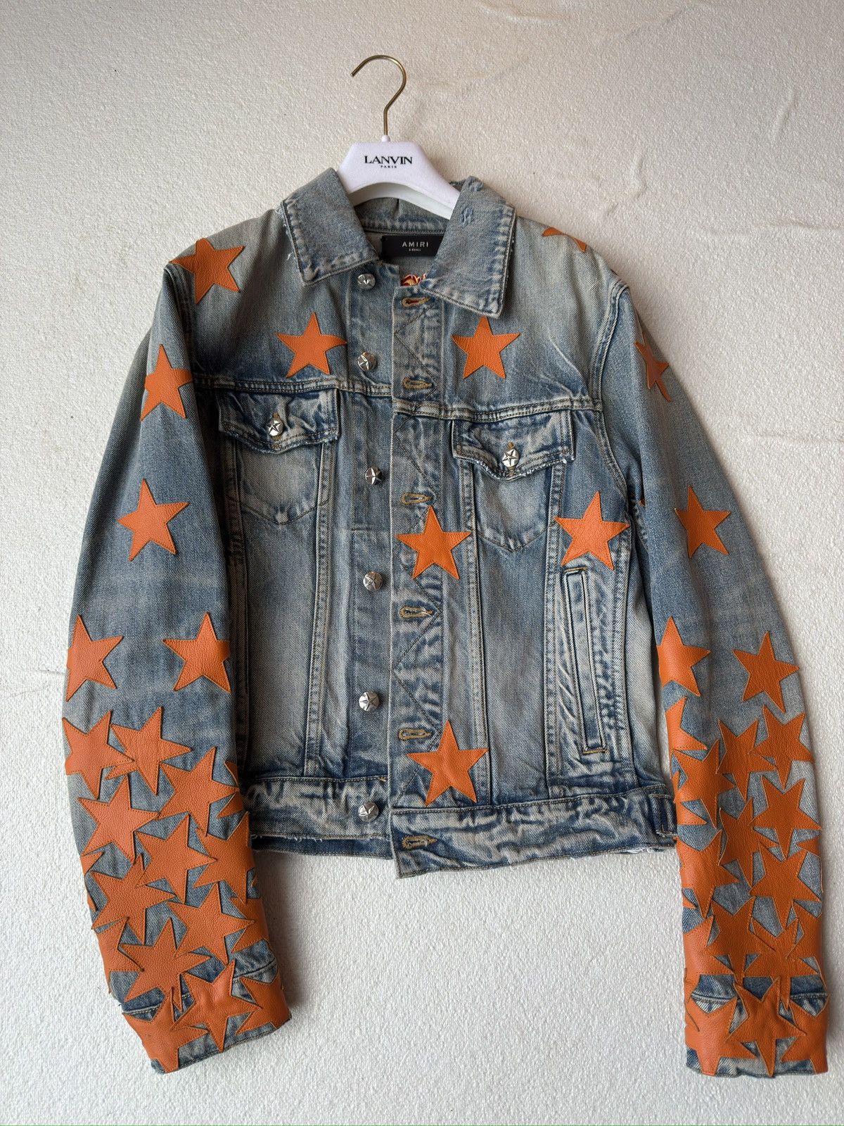 Amiri Chemist Star Trucker Jacket Clay Indigo Size US XS / EU 42 / 0 - 1 Thumbnail