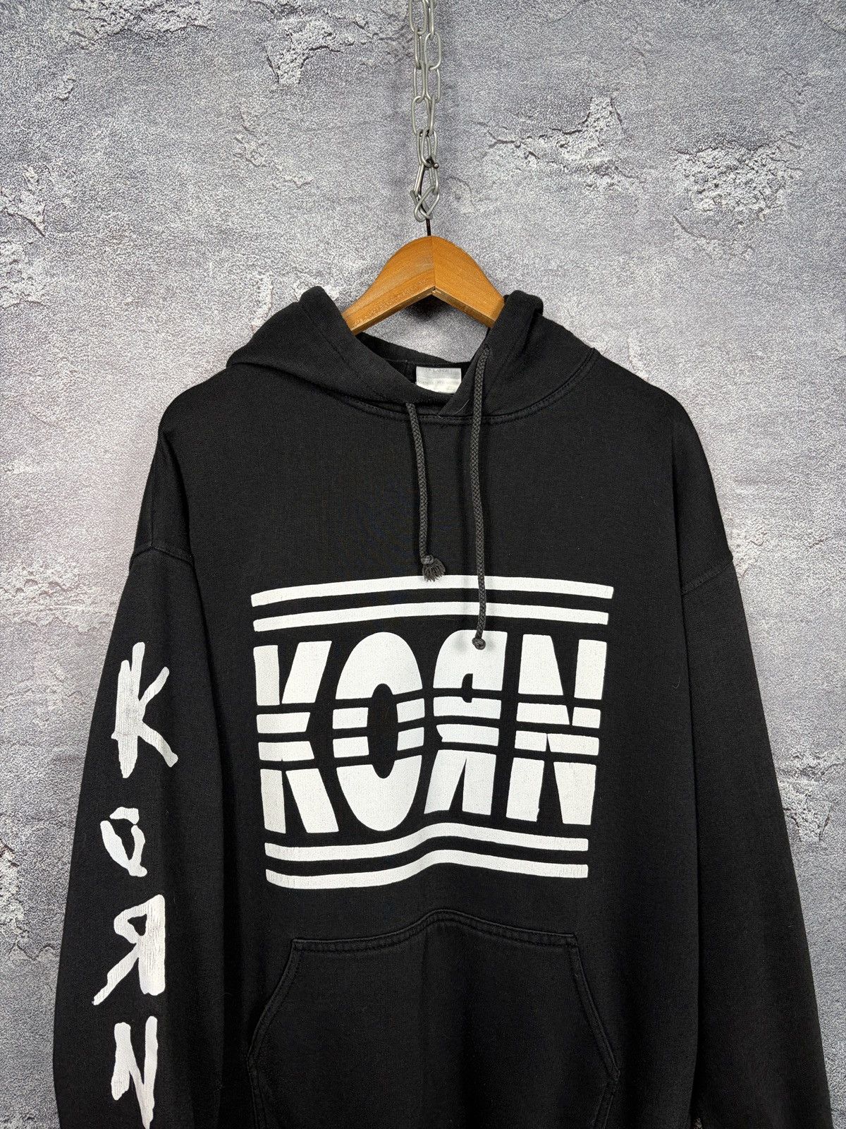 Vintage Vintage Korn Adidas Band Hoodie Size Xl Size US XL / EU 56 / 4 - 5 Thumbnail