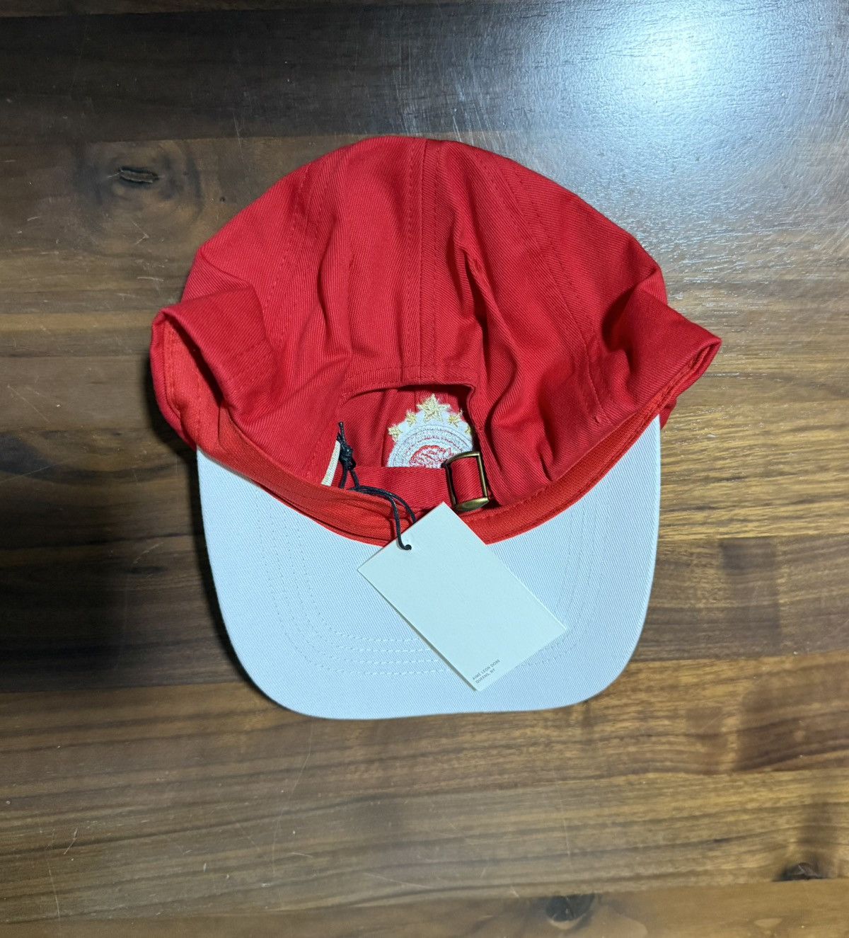 Aime Leon Dore Aime Leon Dore ALD / Olympiacos F.C. Logo Hat Red Size ONE SIZE - 7 Thumbnail