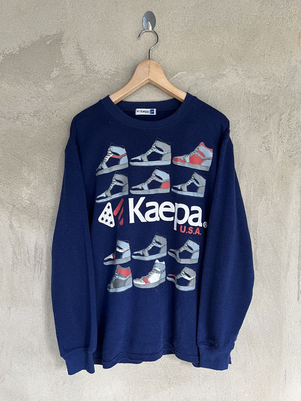 Vintage Vintage Kaepa Spell Out Sweatshirt Size US M / EU 48-50 / 2 - 2 Thumbnail