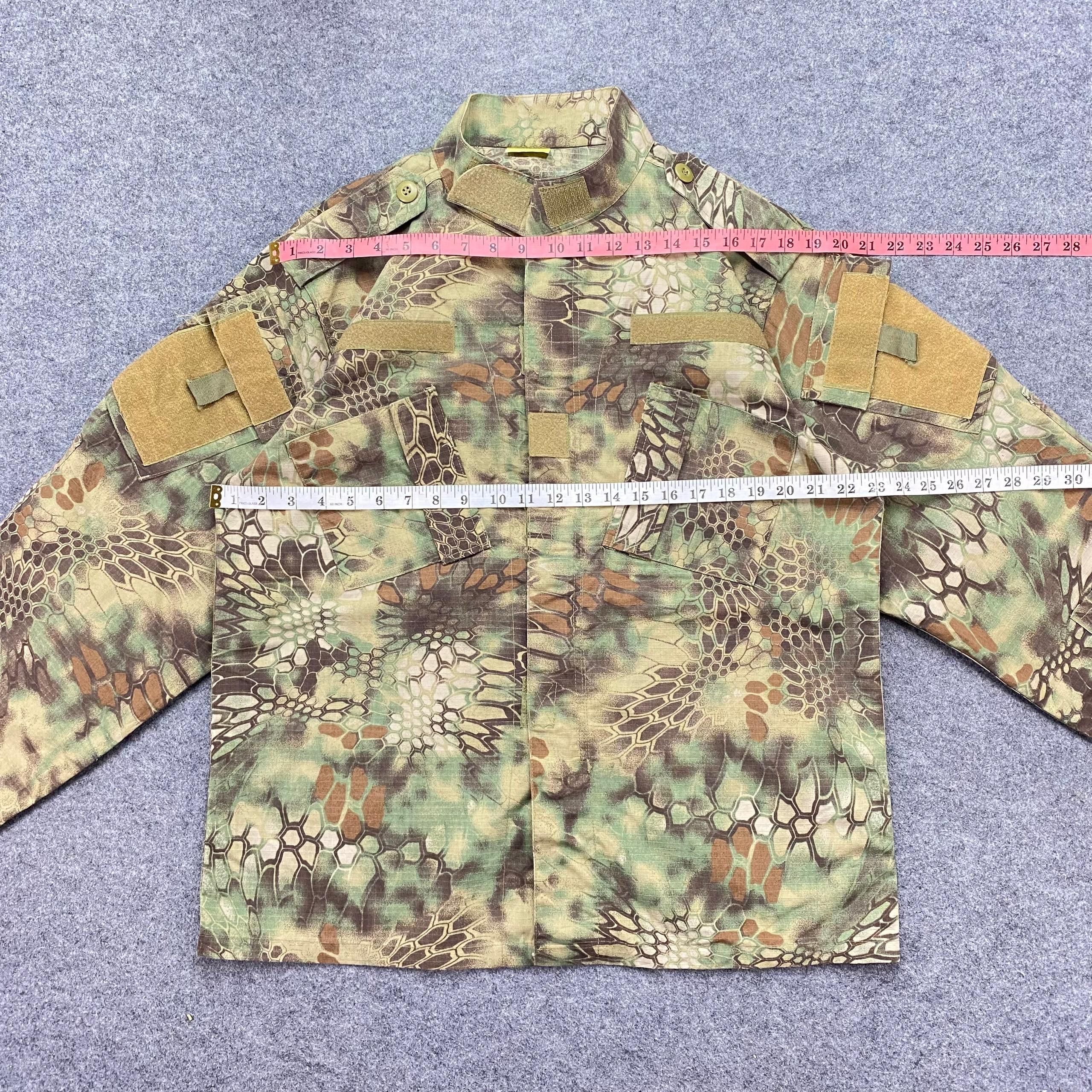 Japanese Brand Vintage Coat, Army Combat Uniform Crocodile Stripe Jacket Size US L / EU 52-54 / 3 - 5 Thumbnail