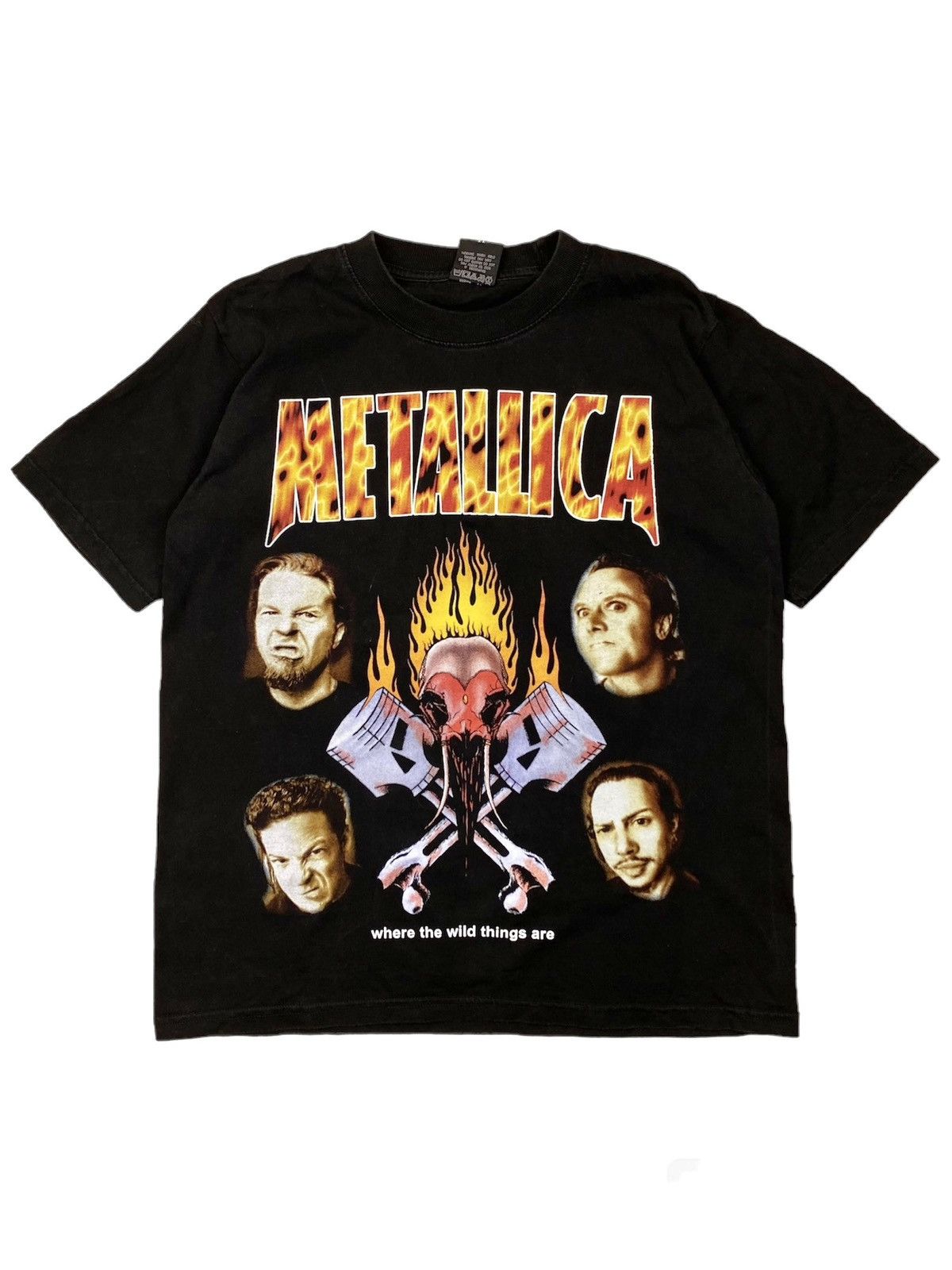 Band Tees × Metallica × Vintage Vintage T Shirt Metallica Where 