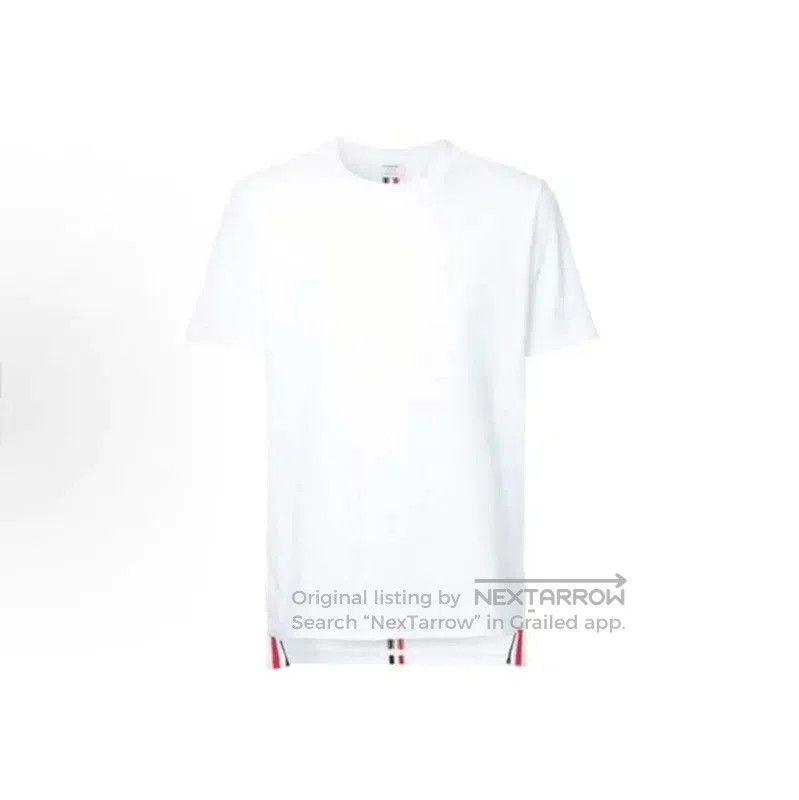 Thom Browne Thom Browne White Cotton Men's T-Shirt . Size US XXL / EU 58 / 5 - 8 Thumbnail