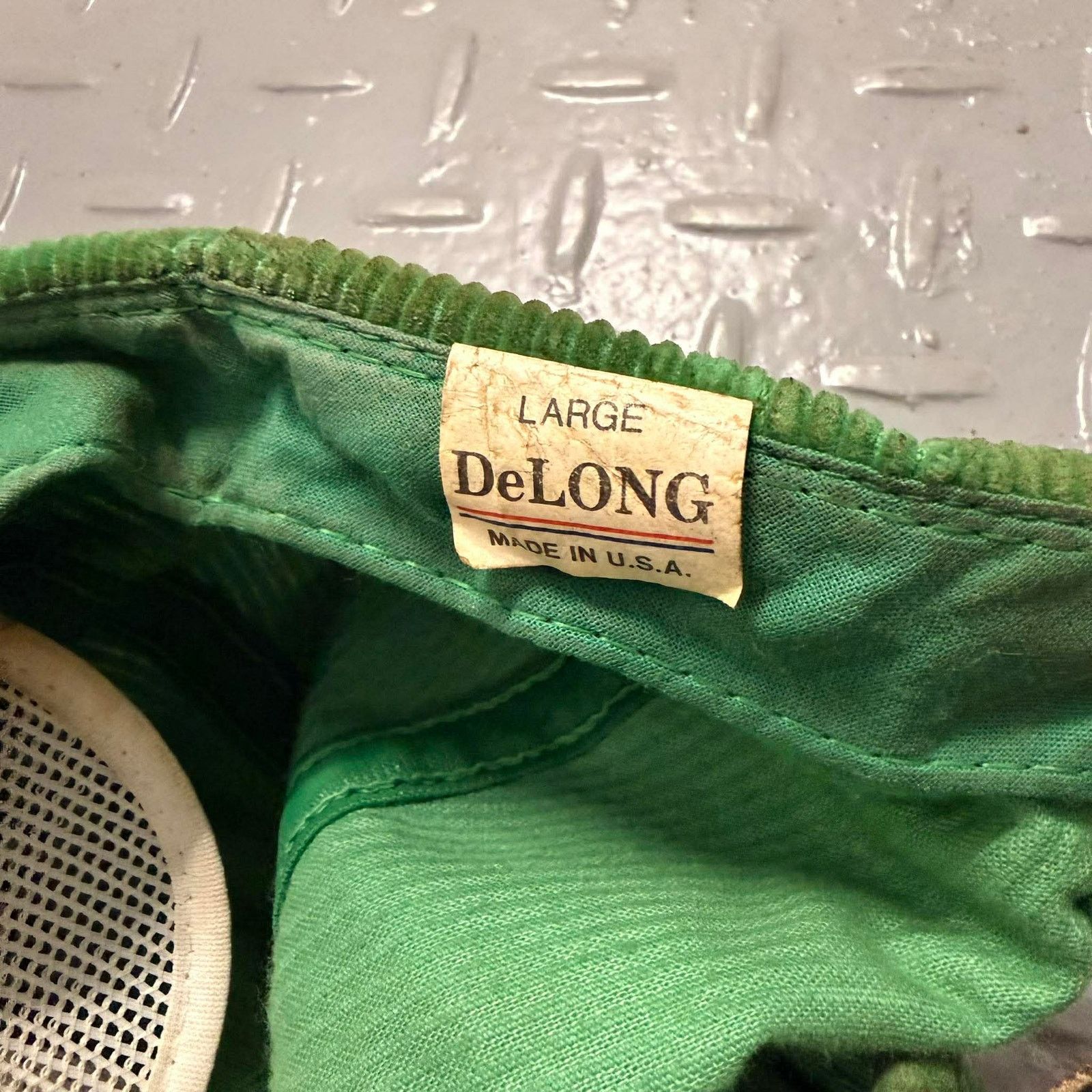 Delong VTG DeLONG Cheers Boston Bull Finch Pub Corduroy Hat Green Size ONE SIZE - 6 Thumbnail