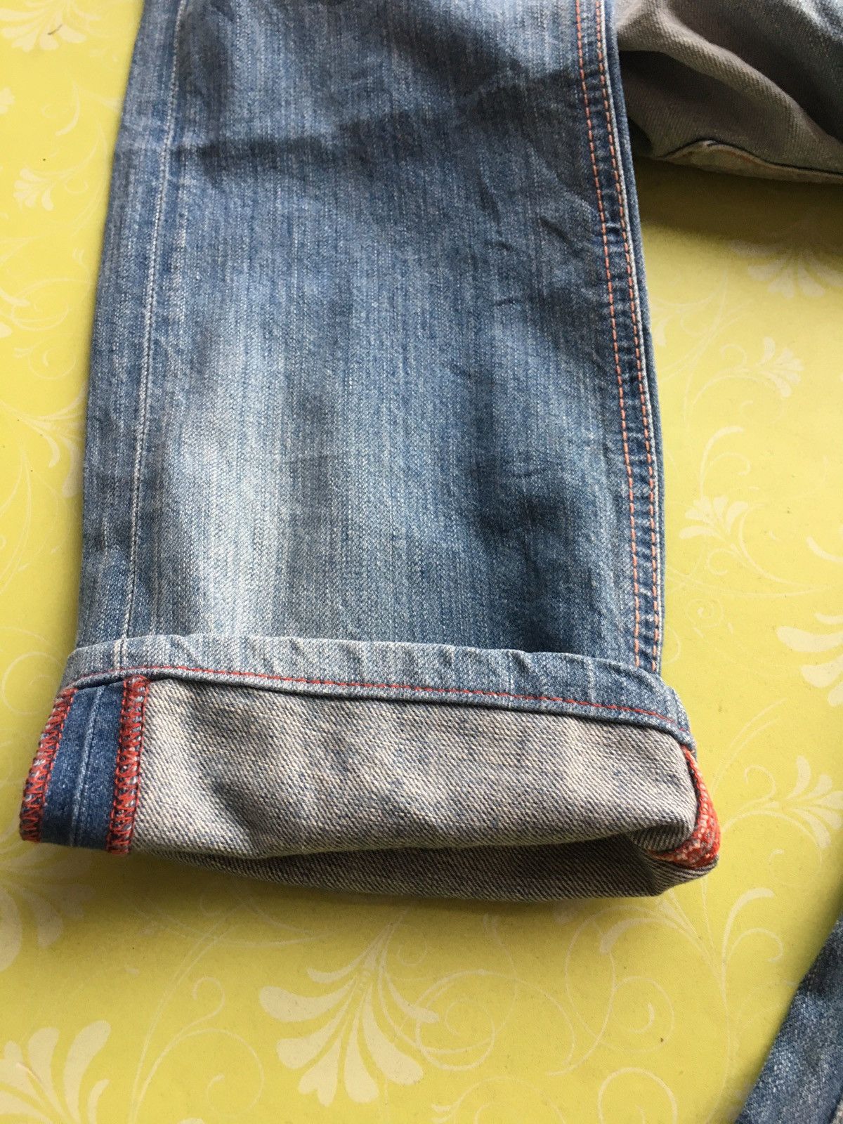 Edwin × Japanese Brand Edwin 503 blue trip navajo style Size 30" / US 8 / IT 44 - 16 Thumbnail