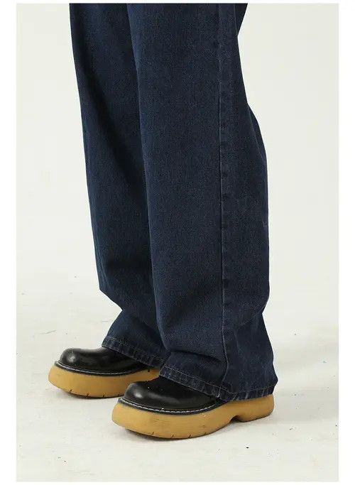 Other Dark blue mid-rise slim straight jeans Size US 32 / EU 48 - 6 Thumbnail