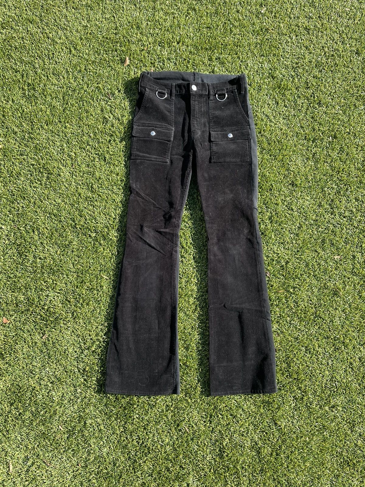 AW03 Paperdoll - Undercover Hybrid Black Corduroy Cargo Pant - www 