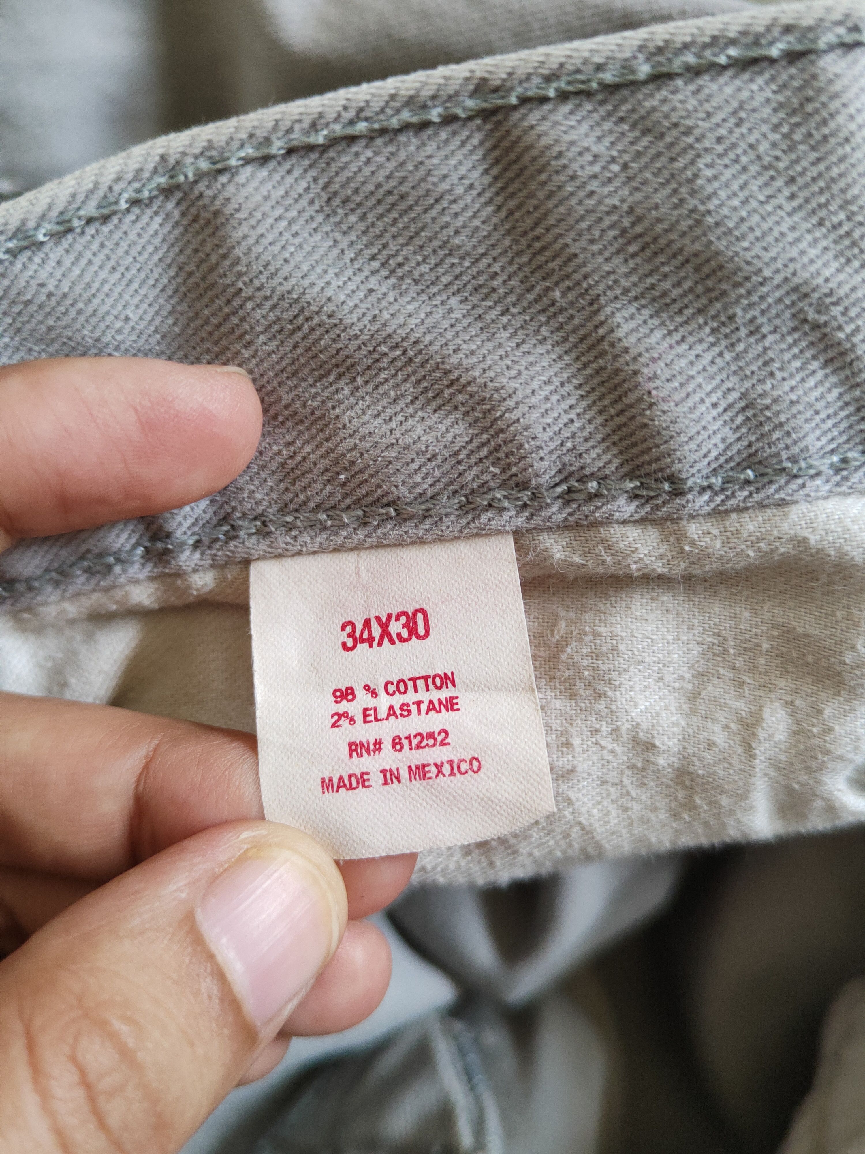 Arizona Jean Co. Arizona Gray Distressed Ripped Jeans #S2393 Size US 34 / EU 50 - 15 Thumbnail