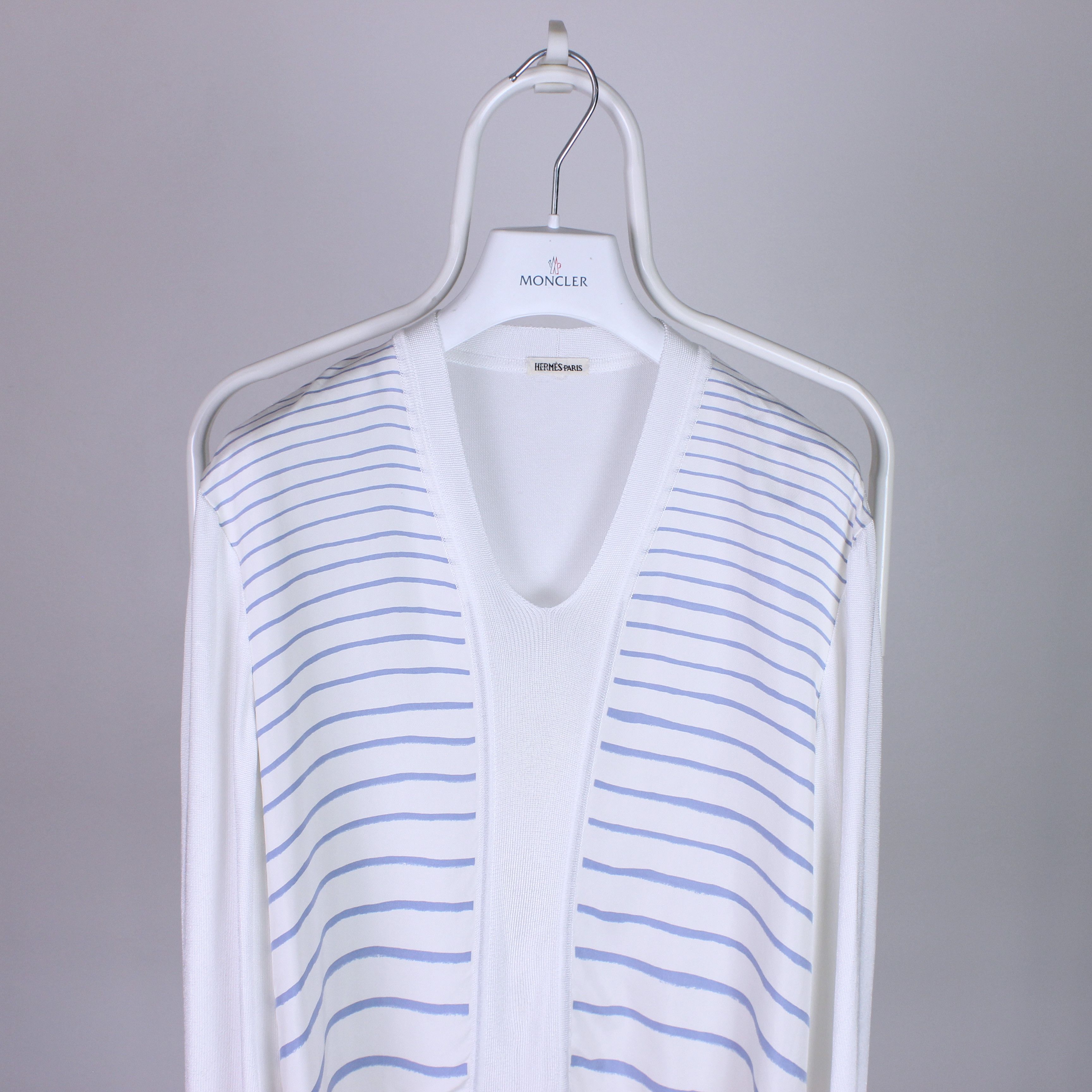 Hermes Hermes Vintage Hermes 100% silk jumper sweater size M-L Size M / US 6-8 / IT 42-44 - 3 Thumbnail