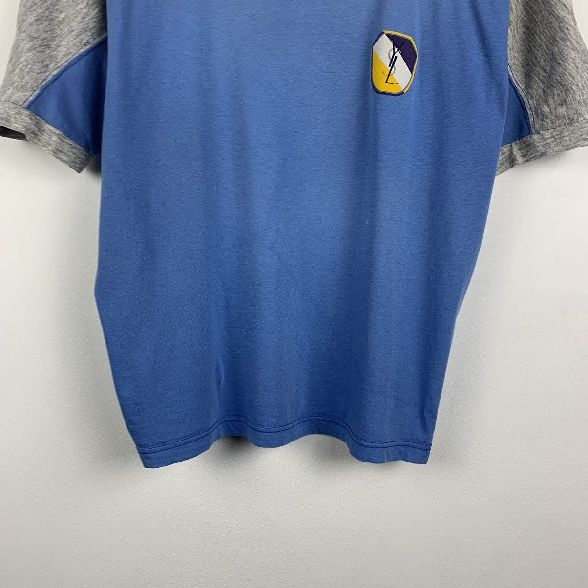 Yves Saint Laurent Vintage Yves Saint Laurent T-Shirt Short Sleeve Luxury Size US L / EU 52-54 / 3 - 3 Thumbnail