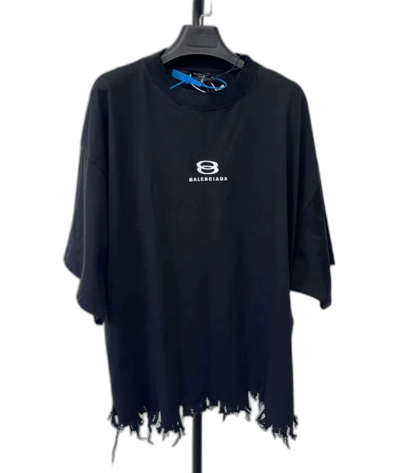 Balenciaga balenciaga distressed oversized t-shirt Size US M / EU 48-50 / 2 - 1 Thumbnail
