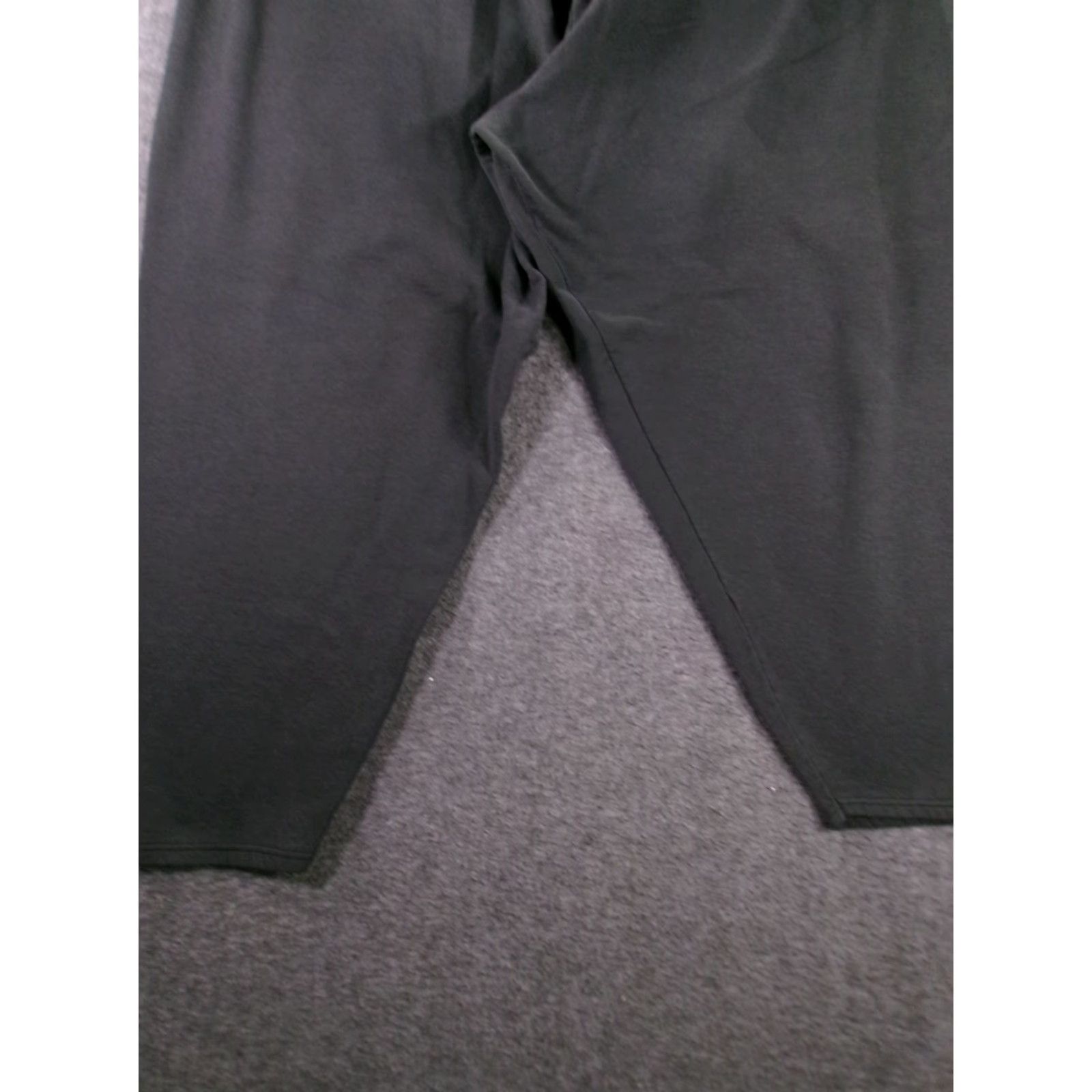 Vintage Just My Size Sweatpants Womens Plus 22W/24W Black Elastic Waist Fleece Lined Pull On Casual Sportswear Size 40" / US 18 - 4 Thumbnail