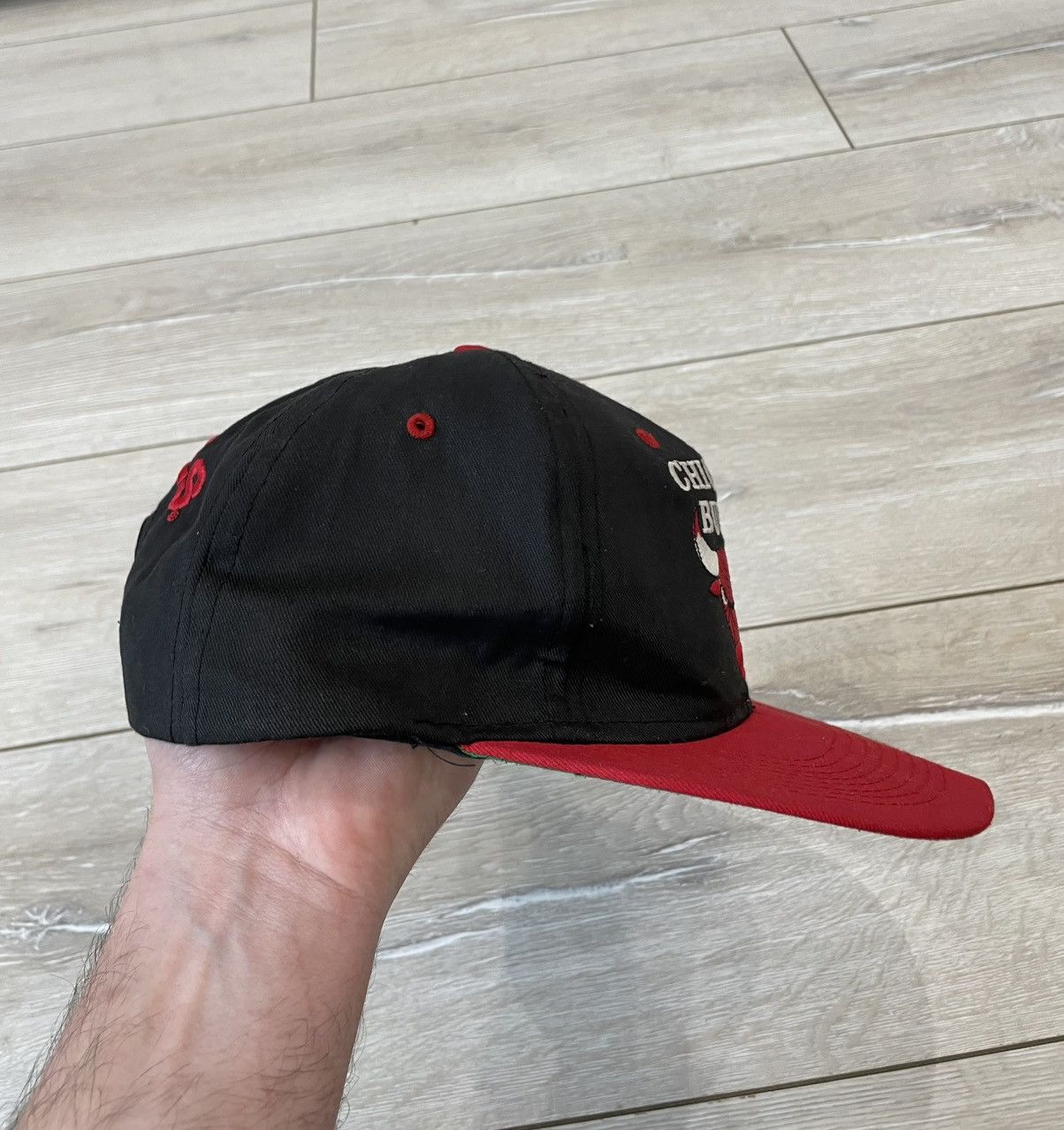 NBA × Vintage Cap Hat CHICAGO BULLS VINTAGE Drew Pearson Snapback anni '90 Size ONE SIZE - 3 Thumbnail