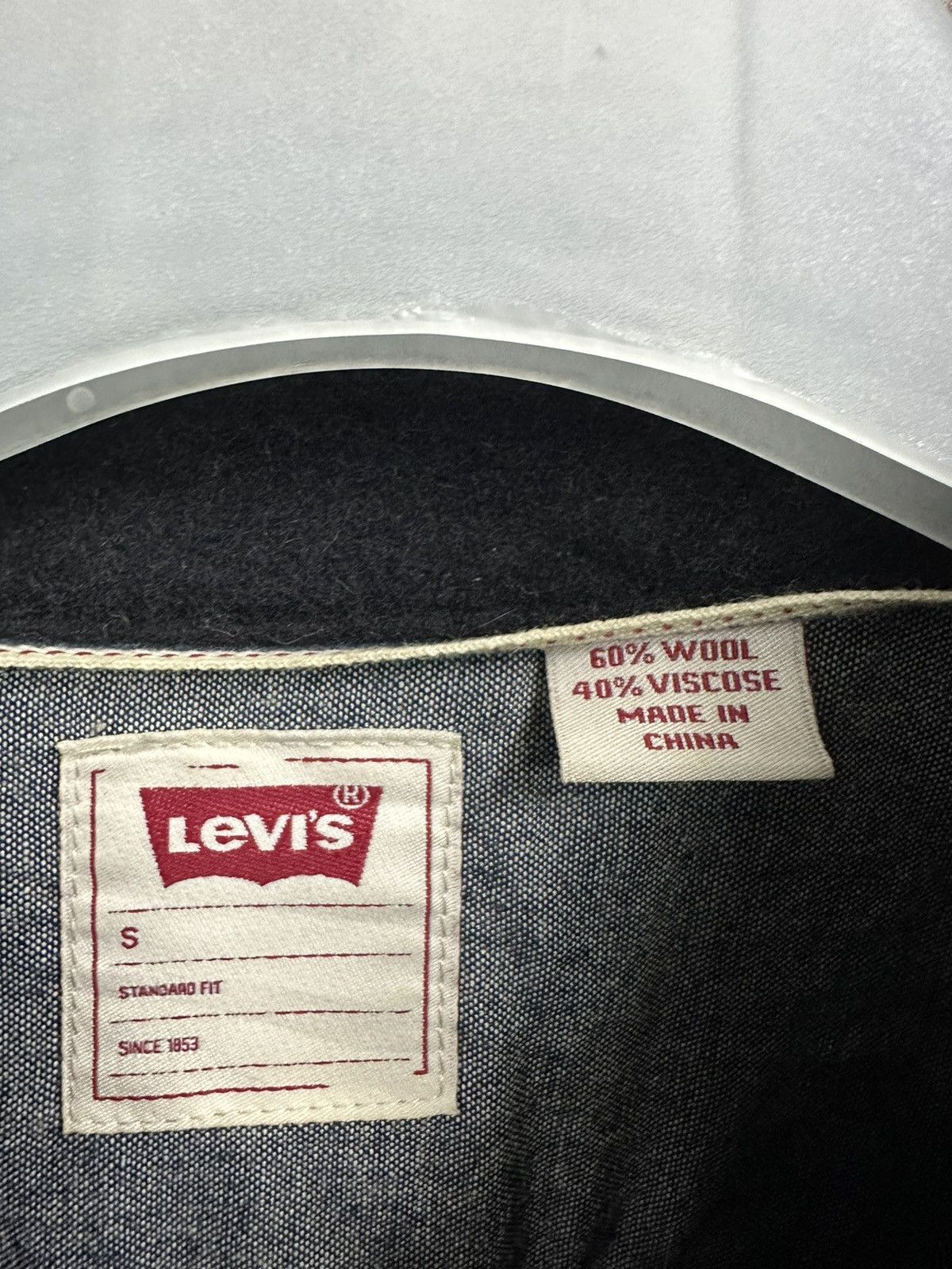 Levi's Vintage Levis Black Wool Button Shirt Z25 Size US S / EU 44-46 / 1 - 10 Thumbnail