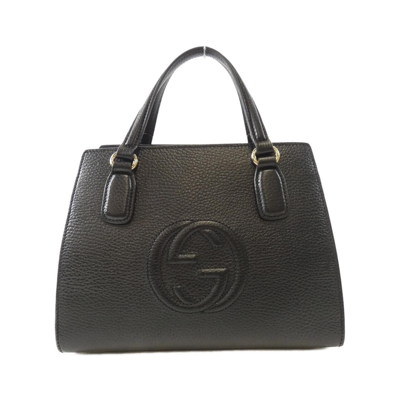 Gucci Gucci Gucci Soho Leather Handbag Leather Crossbody Bag 607722CAO0G DUTY FREE for USA Size ONE SIZE - 1 Thumbnail