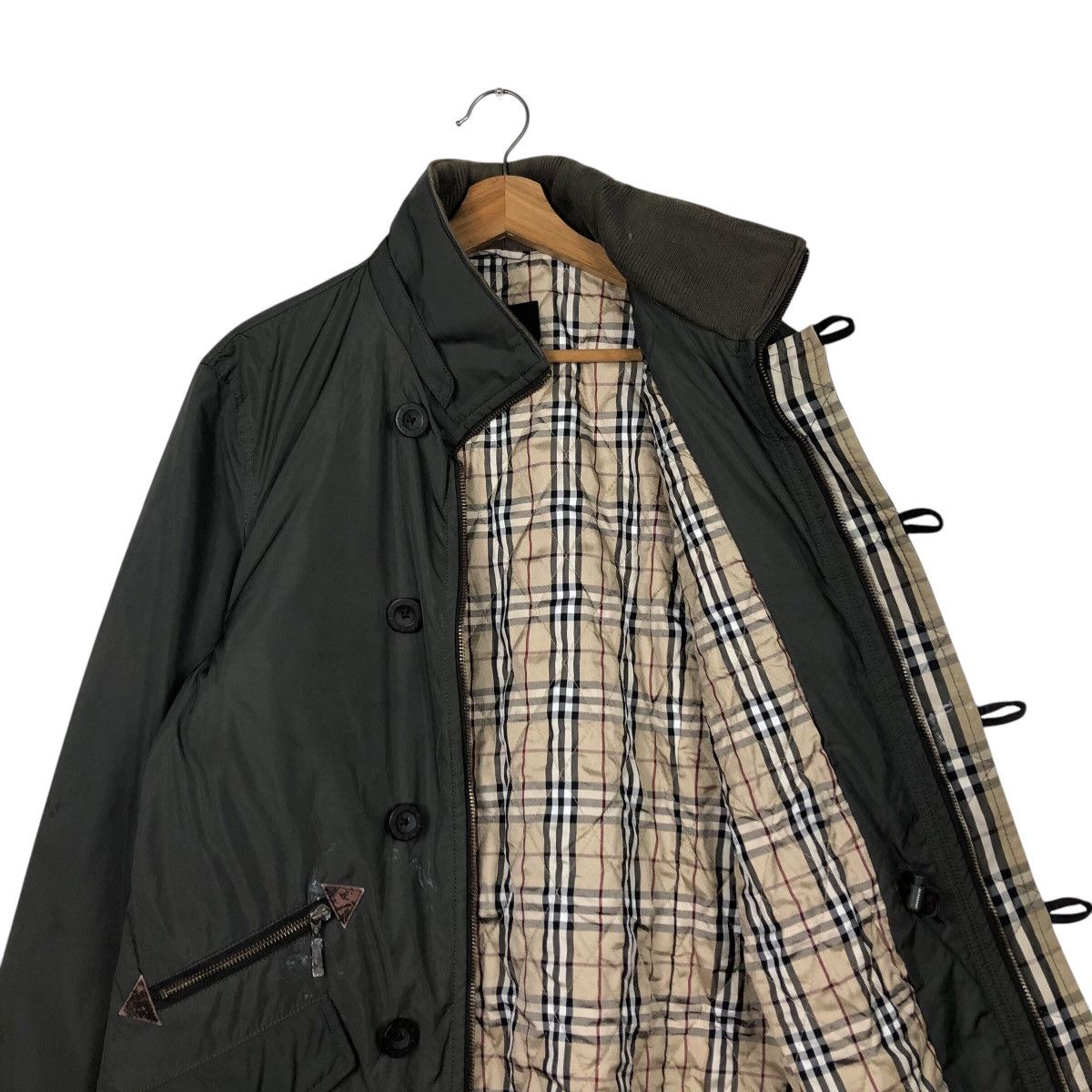 Burberry 📌Vintage Chore Jacket Burberry Black Label Nova Check Size US L / EU 52-54 / 3 - 14 Thumbnail