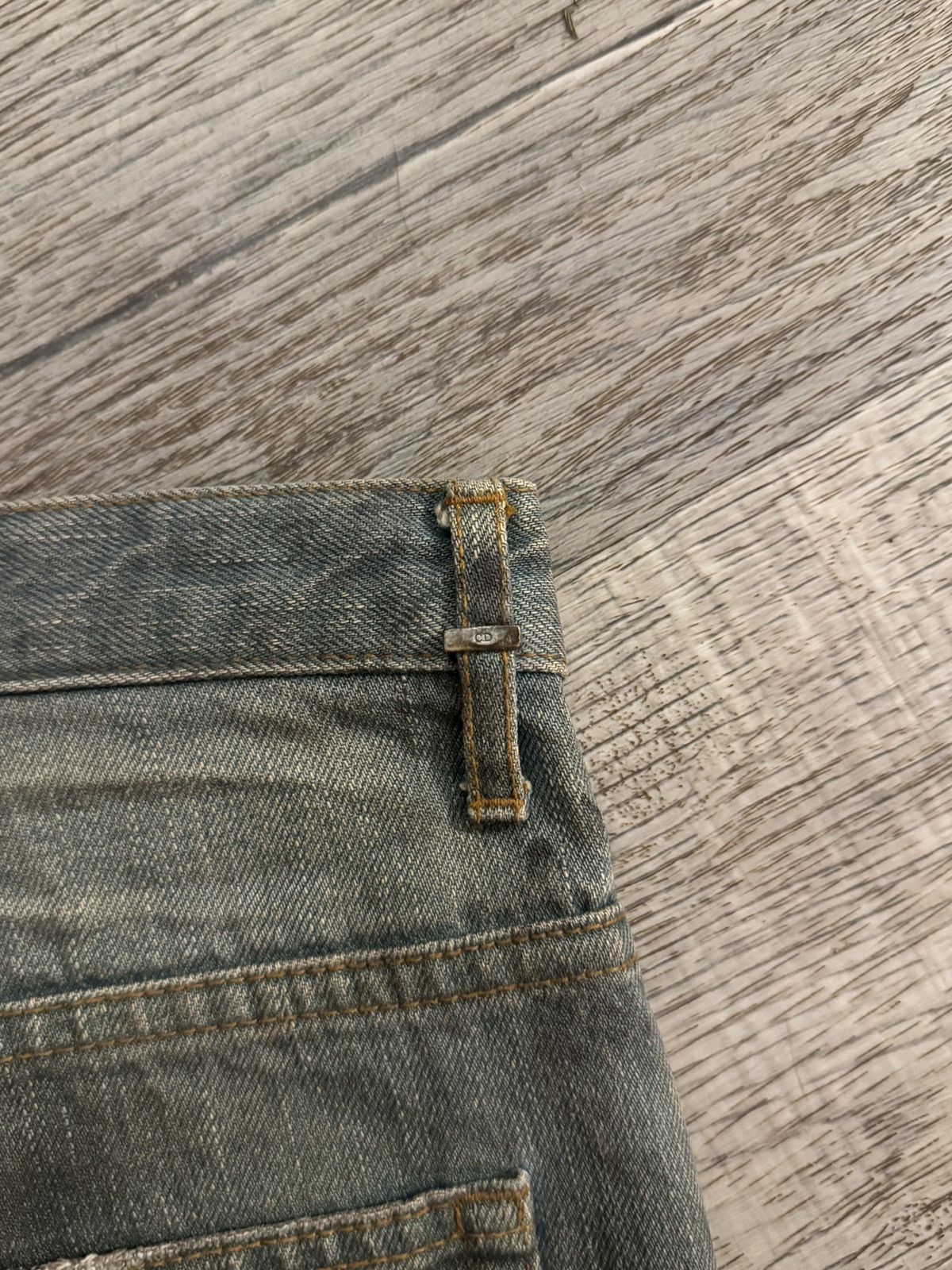 Dior Dior strip dirty Bleu Clair 04 Hedi Slimane denim Size US 29 - 6 Thumbnail