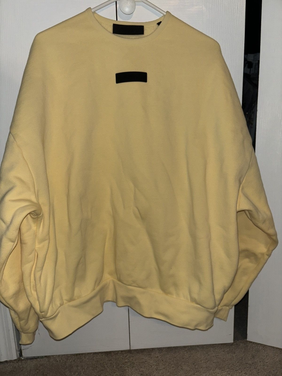 Essentials × Fear of God Fear of God Essentials Yellow Crewneck Sweatshirt Size US L / EU 52-54 / 3 - 1 Thumbnail