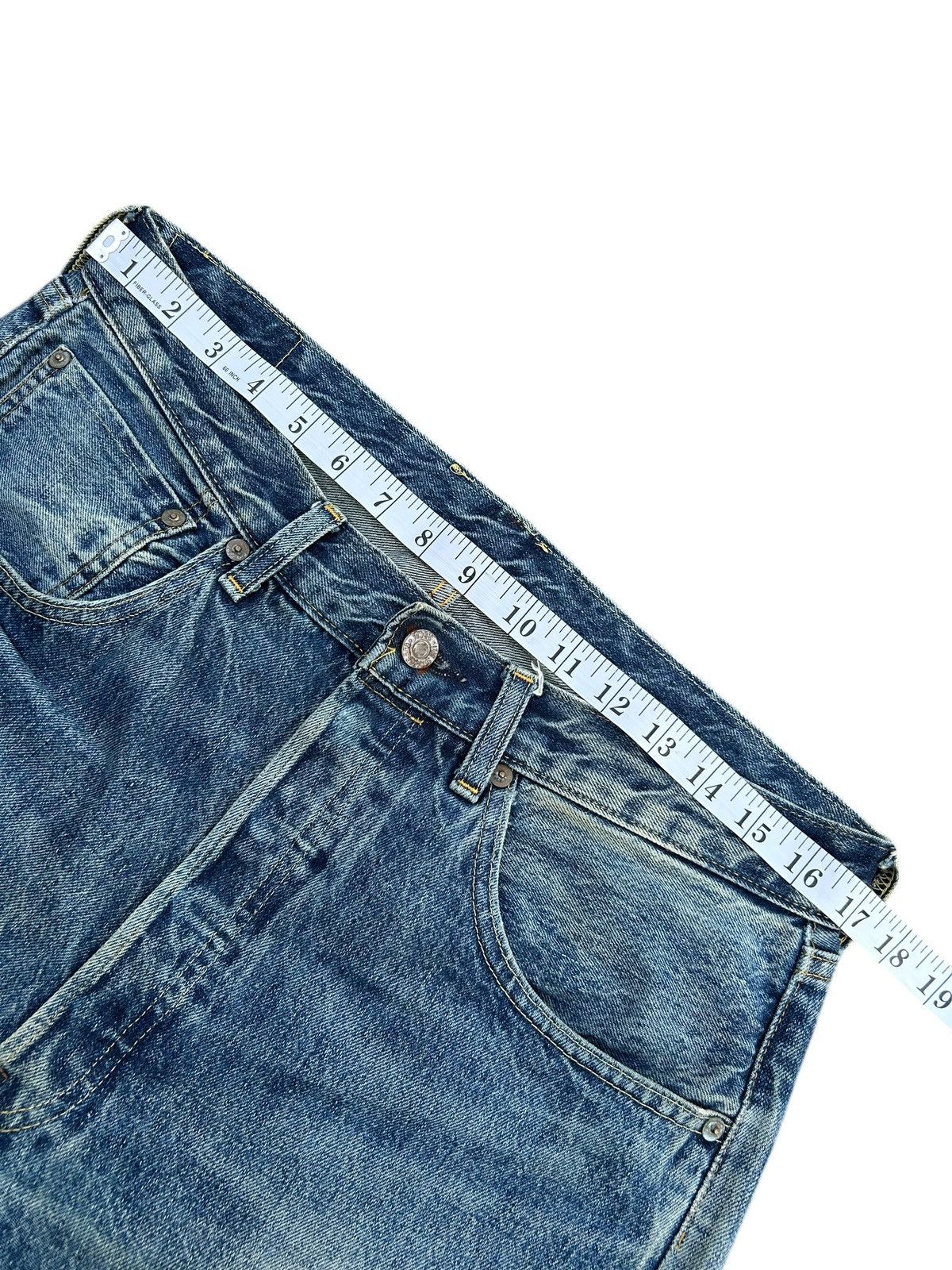 Kapital Levis Big E 501XX Selvedge Distressed Denim Jeans Size US 34 / EU 50 - 18 Thumbnail