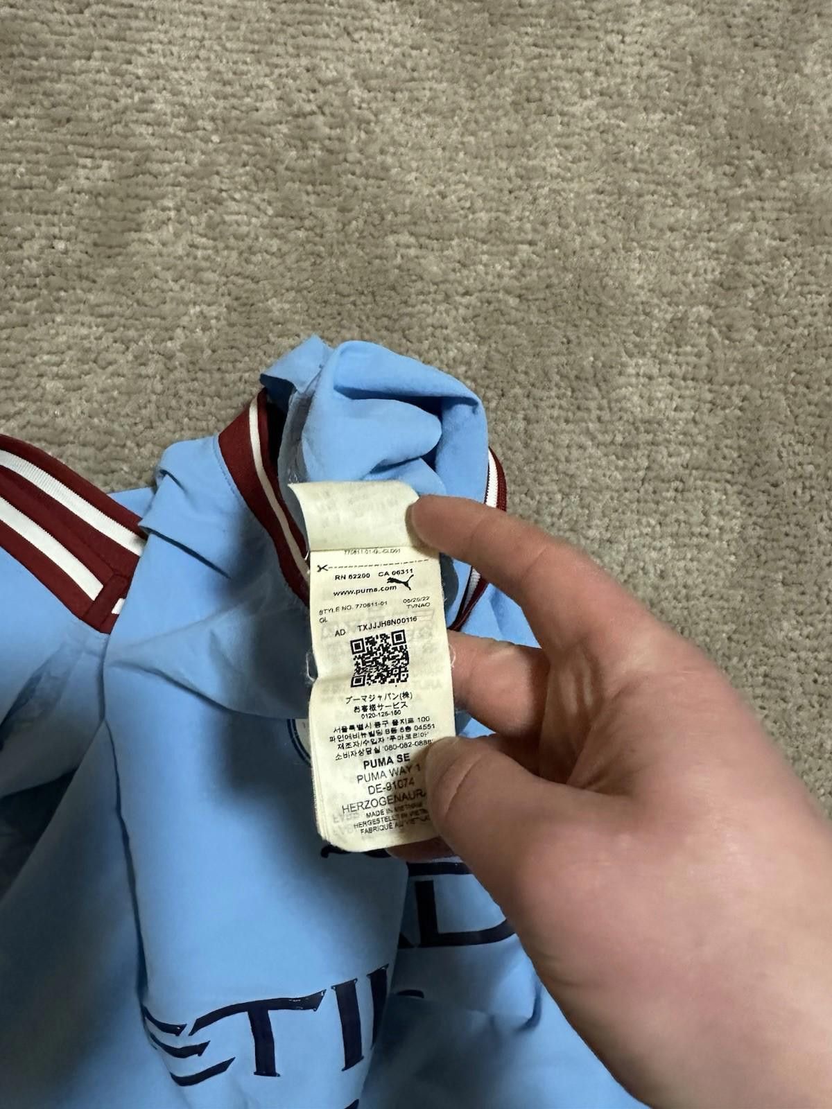 Puma Foden Match Worn Puma 22/23 Manchester City Home Jersey sz m Size US M / EU 48-50 / 2 - 8 Thumbnail