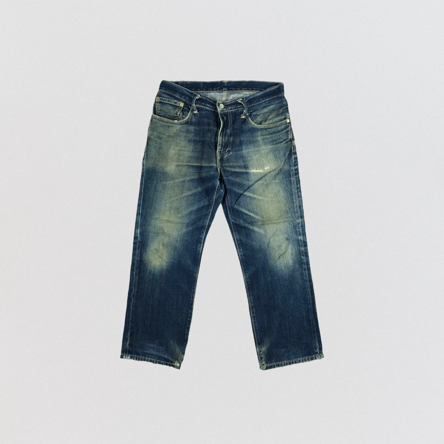image of Blue Wash Levis 502 Jeans-Jm2317, Men's (Size 34)