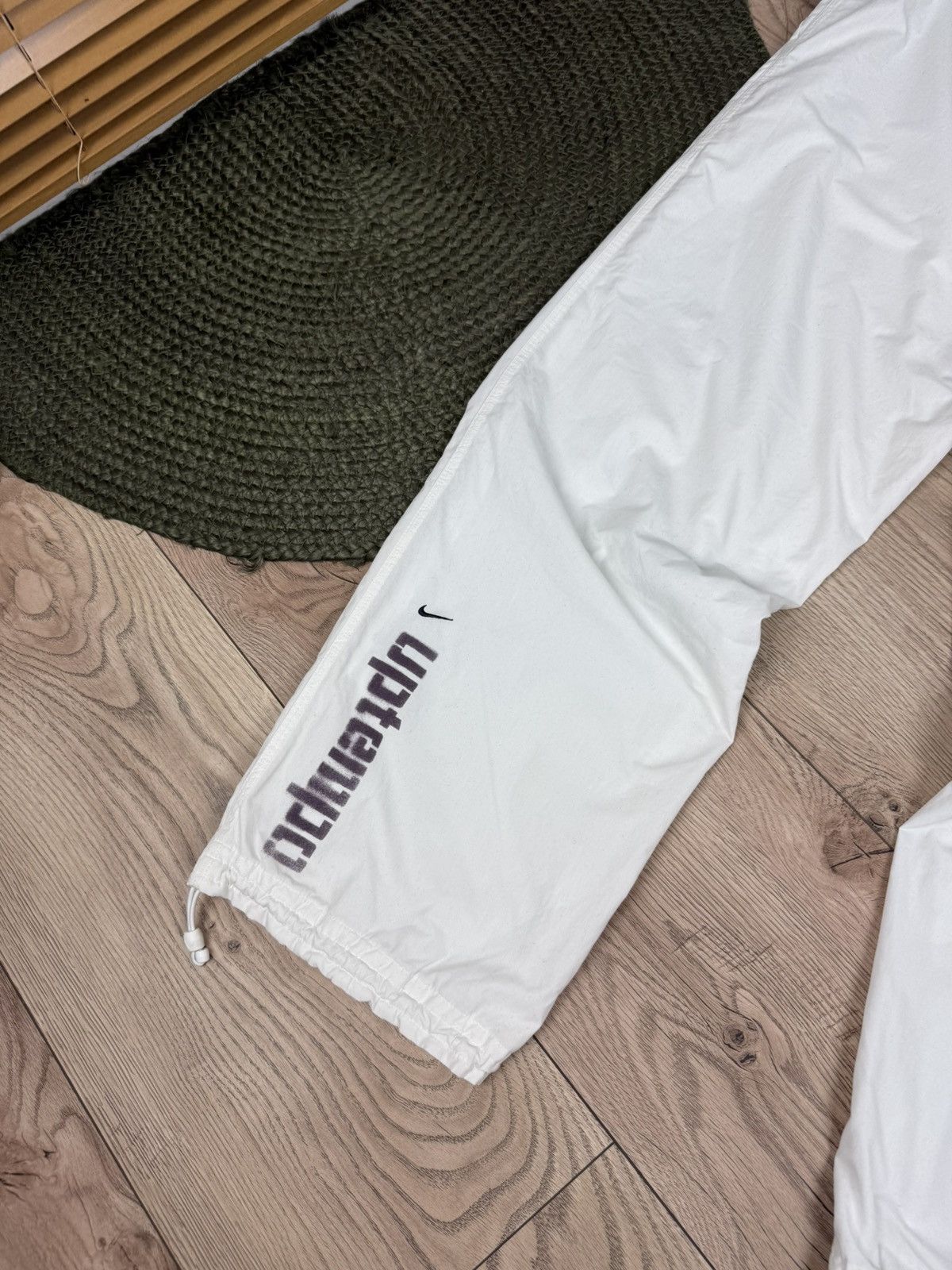 Nike Vintage Nike Baggy Pants Uptempo Track GorpCore Style Swoosh Size US 33 - 14 Thumbnail