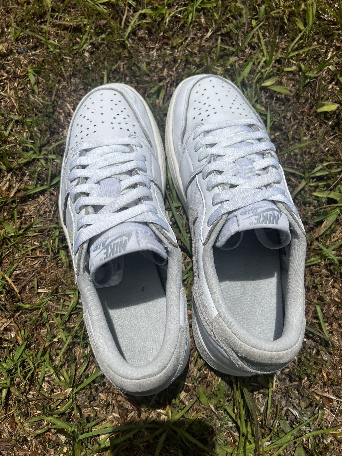 Jordan Brand CLEAN Air Jordan 1 Low size 9.5 Mens Neutral Grey Retro Size US 9.5 / EU 42-43 - 5 Thumbnail