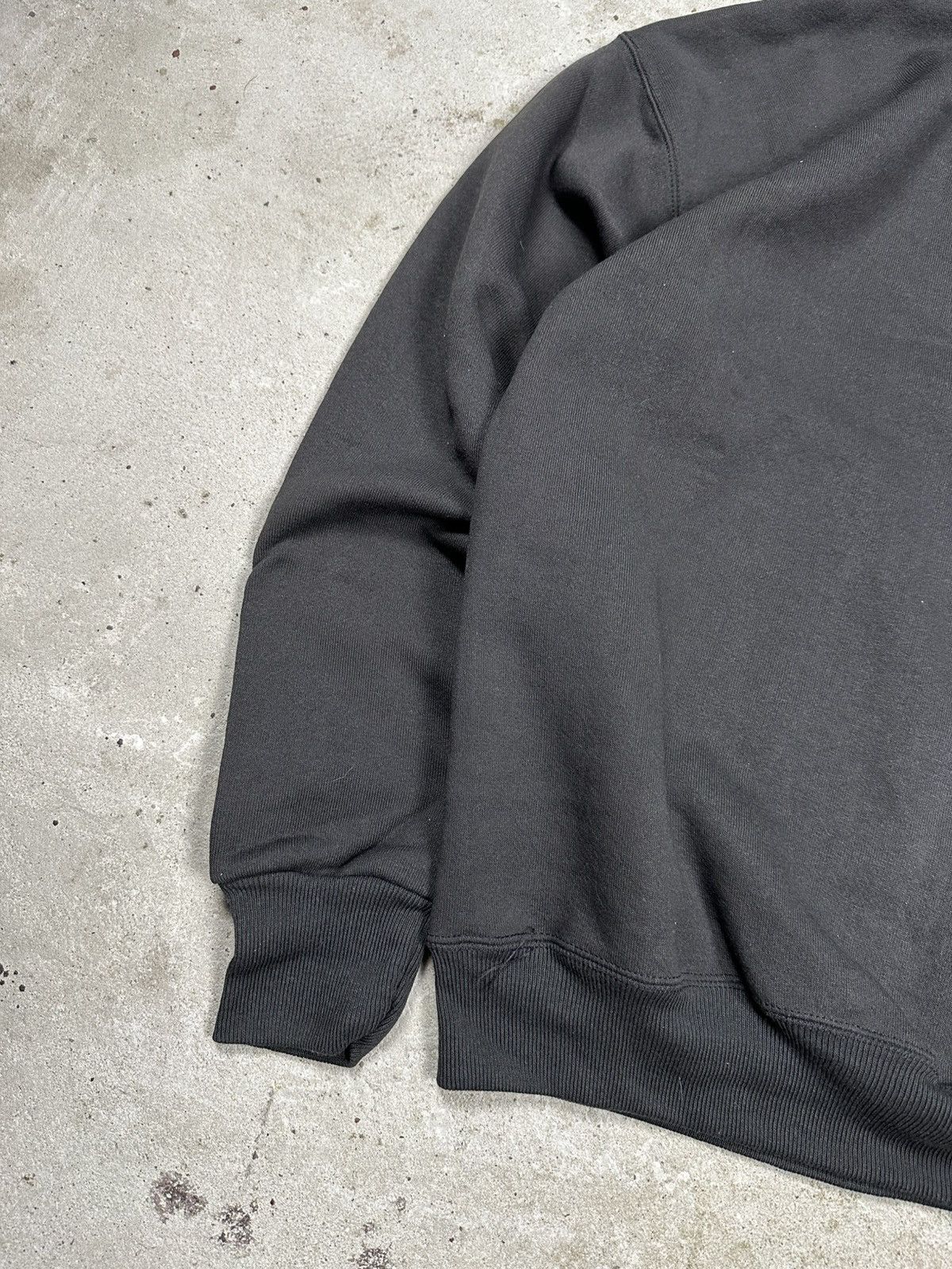Hanes Vintage Y2K Hanes Premium Weight Black Blank Crewneck Size US L / EU 52-54 / 3 - 3 Thumbnail