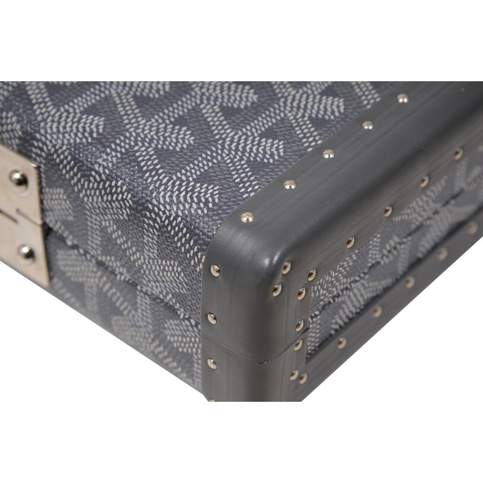 Goyard Saint Honore Trunk Bag Leather Gray Shoulder Rectangle Size ONE SIZE - 12 Thumbnail
