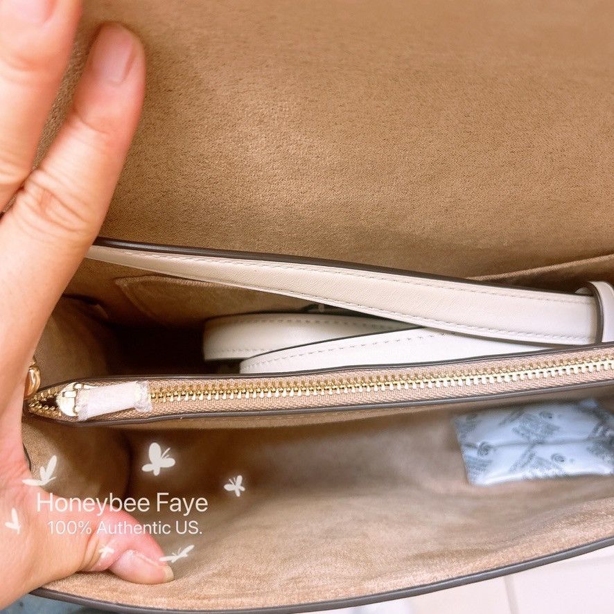 Coach Eliza Top Handle Gold/chalk CP006 Size ONE SIZE - 6 Thumbnail