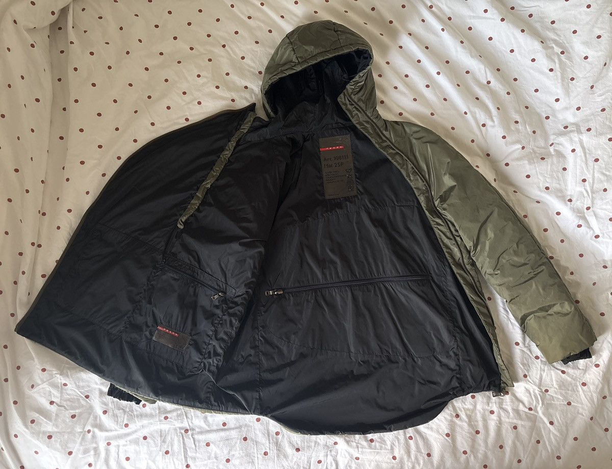 Prada Prada FW1999 Asymmetrical / Convertible Bag Jacket Size US S / EU 44-46 / 1 - 7 Thumbnail