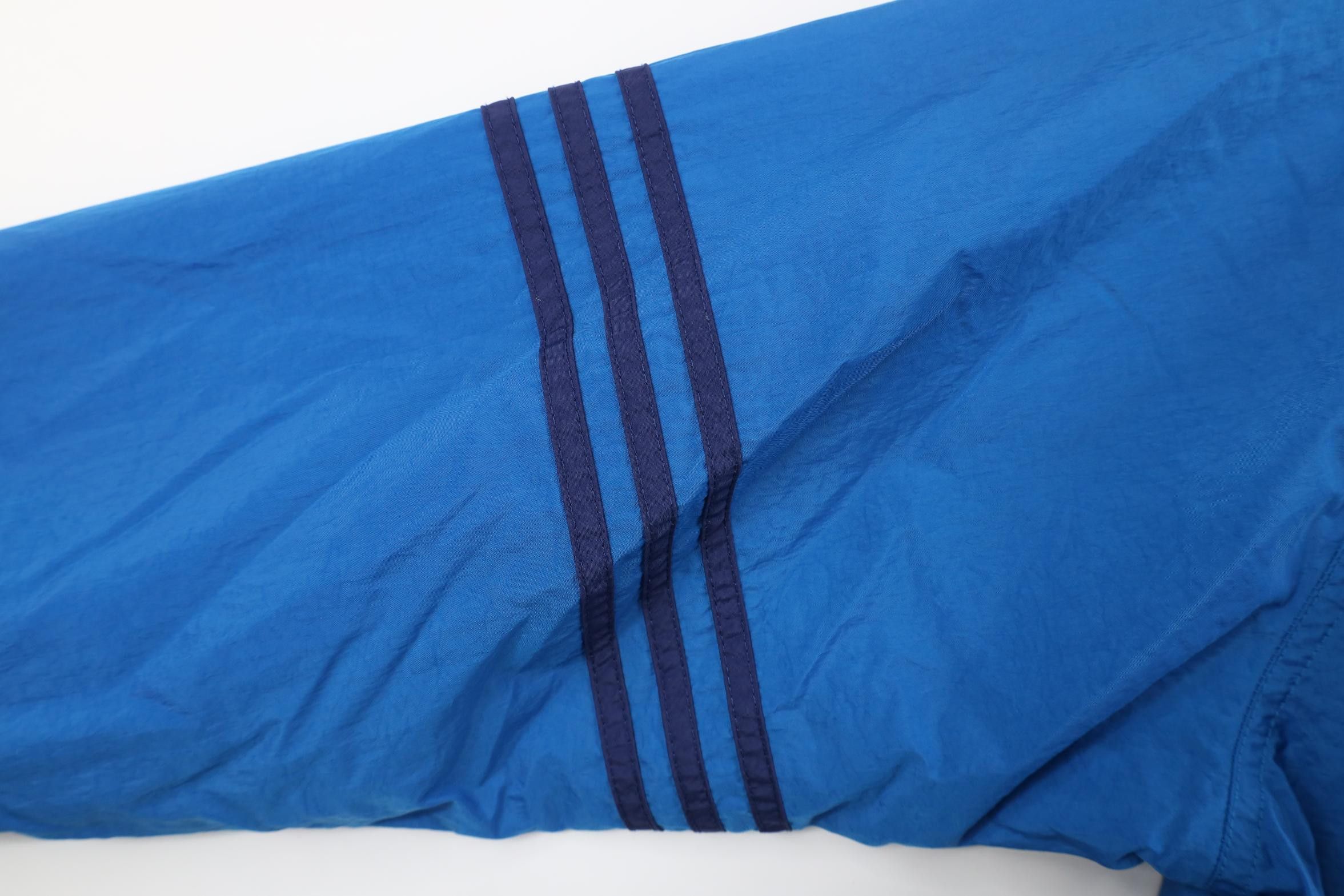 Adidas Vintage 90s Adidas Striped Lined Windbreaker Bomber Jacket Size US M / EU 48-50 / 2 - 5 Thumbnail