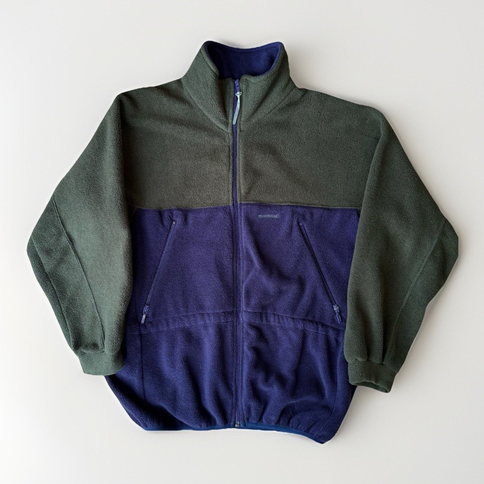 Montbell Vintage Montbell Fleece Jacket Medium Olive Purple Full Zip Size US M / EU 48-50 / 2 - 1 Thumbnail