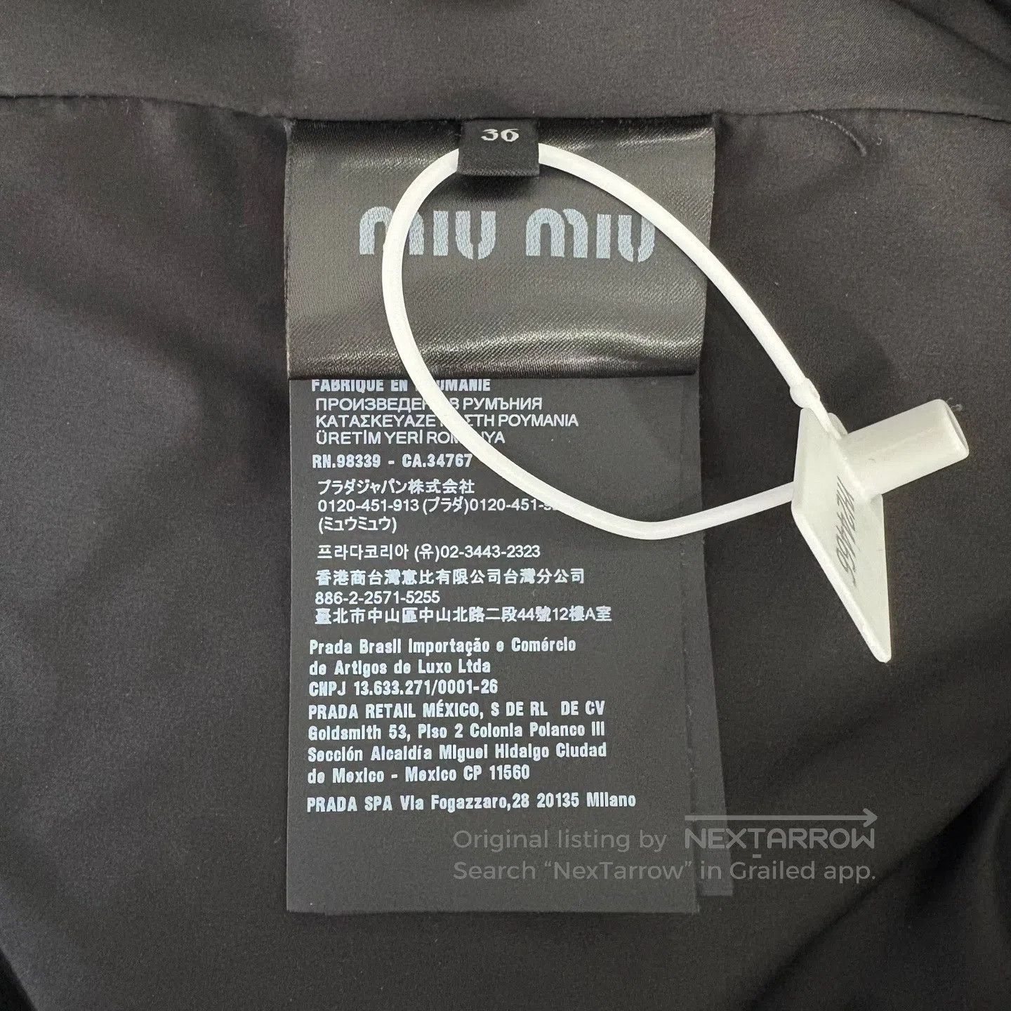 Miu Miu Miu Miu size36 Gray embroidered logo fleece jacket with plu Size M / US 6-8 / IT 42-44 - 4 Thumbnail