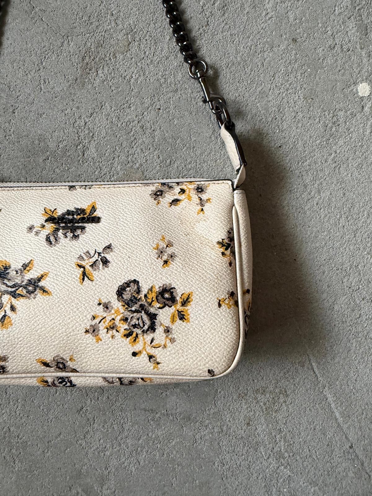 Coach Coach Nolita 19 Floral Shoulder Bag White/Yellow Size ONE SIZE - 5 Thumbnail