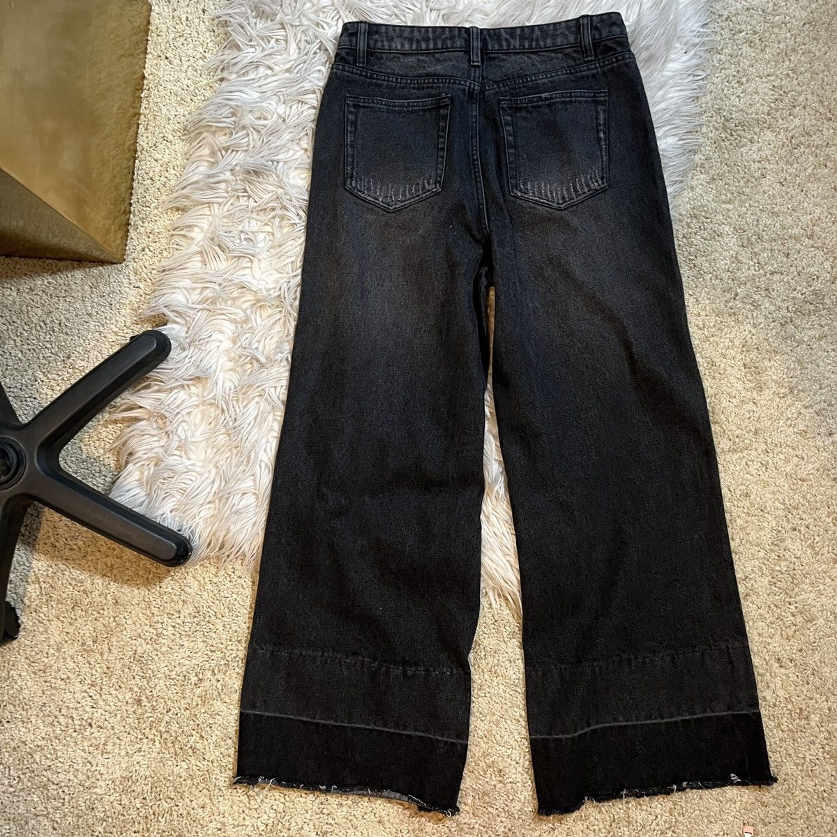 Robert Rodriguez Robert Rodriguez Black Baggy Denim Jeans Size 27" / US 4 / IT 40 - 5 Thumbnail