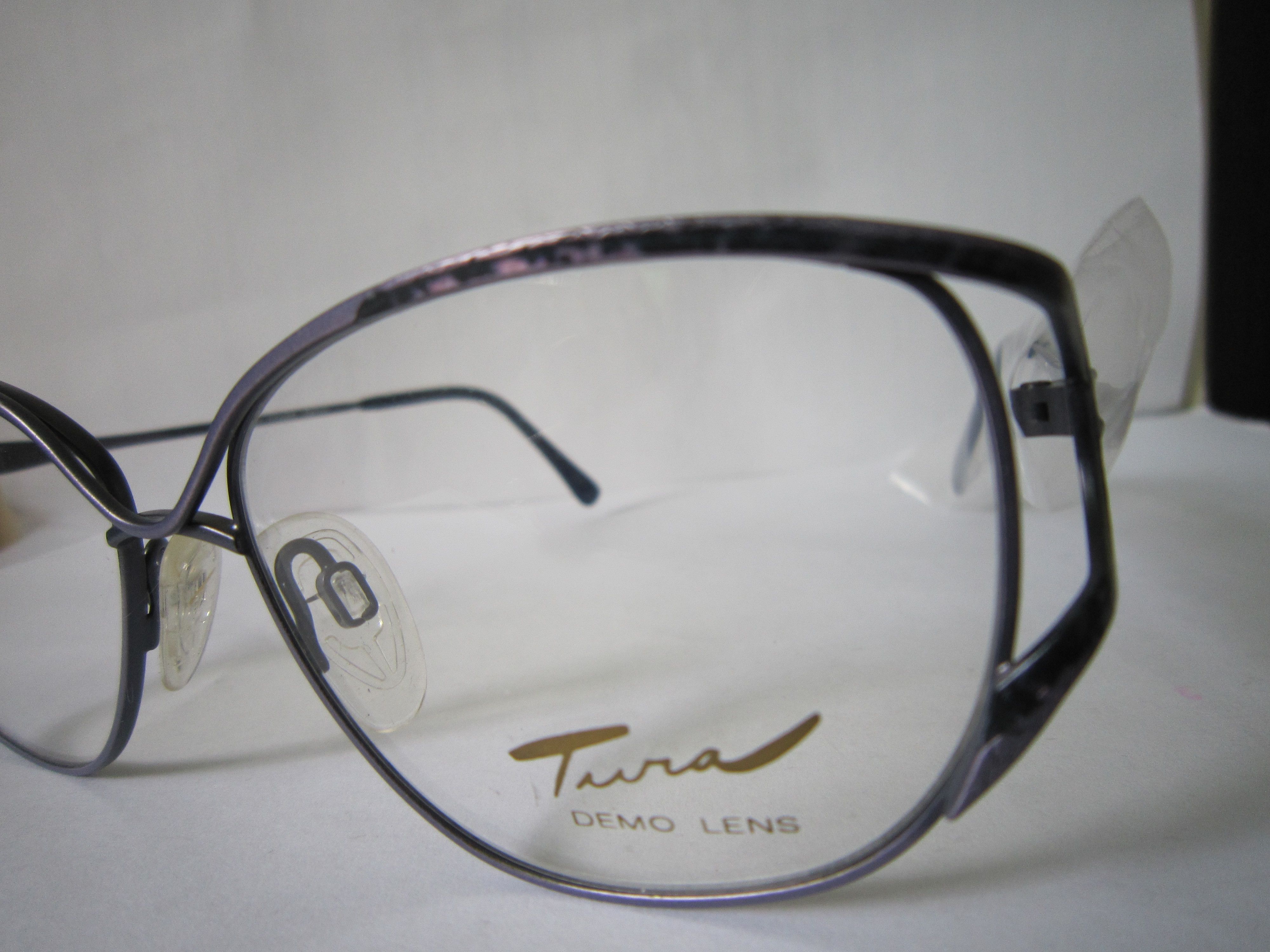 Vintage Vintage 80s TURA Mod 405 Purple Woman Eyeglasses Japan Size ONE SIZE - 4 Thumbnail