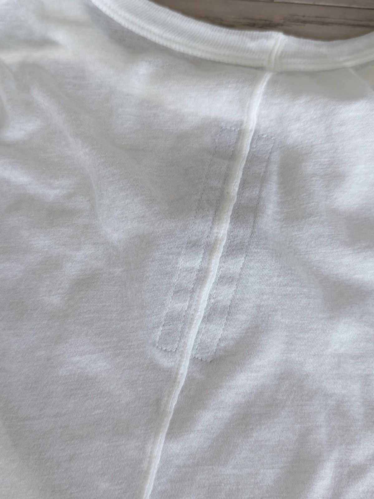 Rick Owens Fogachine ss2022 t shirt white asymmetric Size US S / EU 44-46 / 1 - 5 Thumbnail