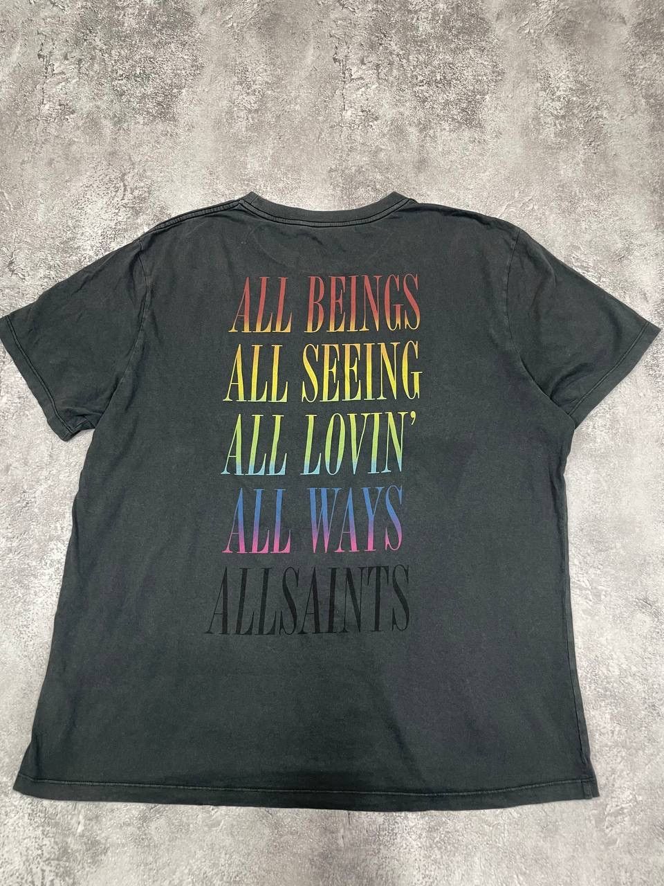 Allsaints AllSaints Men’s Cotton T-Shirt Black Size M Size US M / EU 48-50 / 2 - 5 Thumbnail