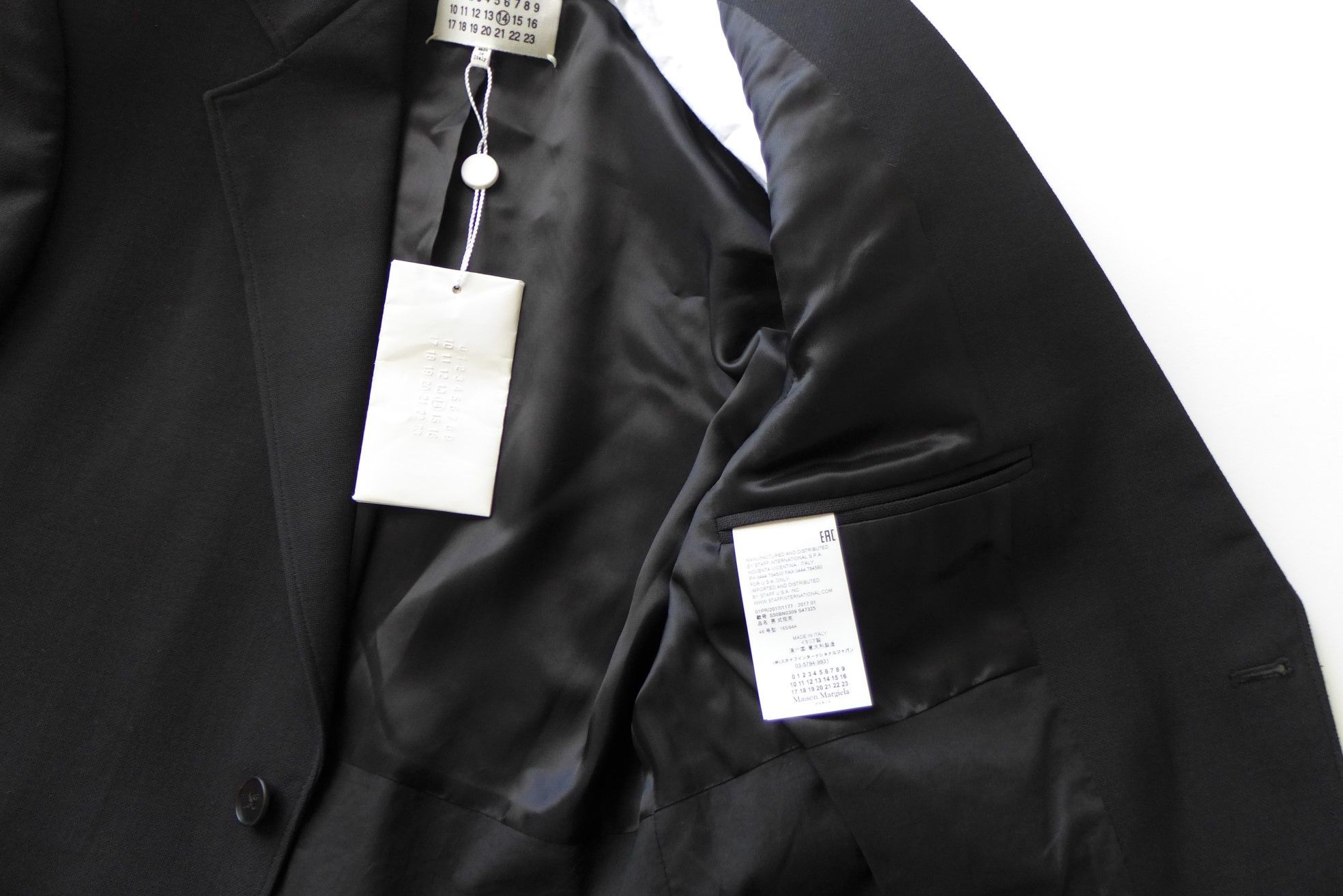 Maison Margiela Margiela FW17 Classic Blazer - Black Wool Size US S / EU 44-46 / 1 - 19 Thumbnail