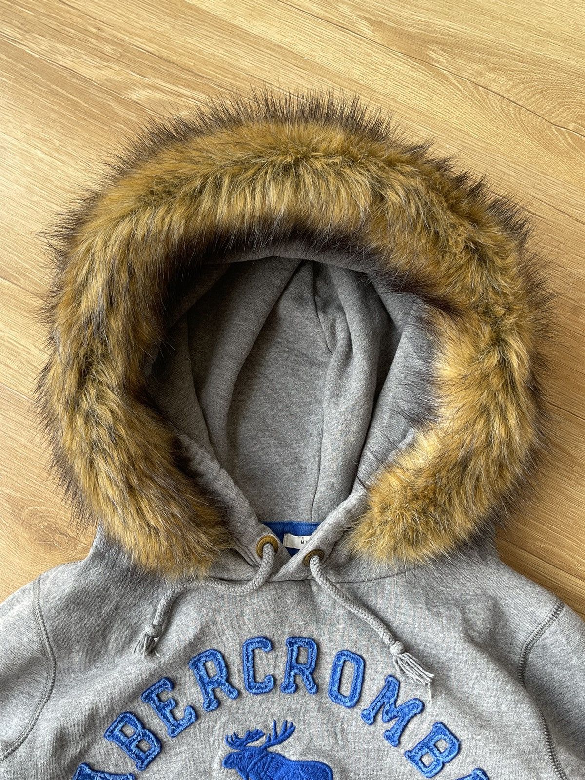 Abercrombie & Fitch Crazy Y2K Abercrombie Fitch Fur Hoodie Ifsixwasnine Style Size US M / EU 48-50 / 2 - 2 Thumbnail