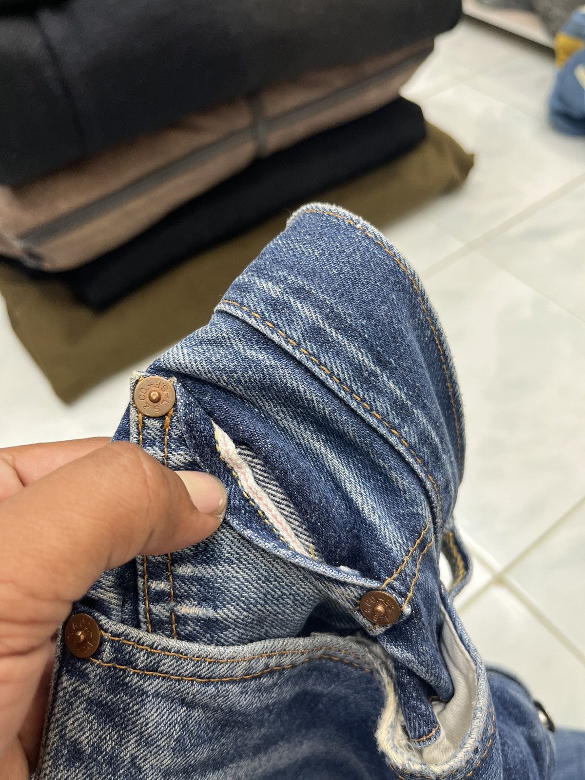 Levi's 🔥🔥🔥STEALS VTG LEVIS BIG E 501XX HIDDEN RIVET SELVEDGE DENIM Size US 31 - 22 Thumbnail
