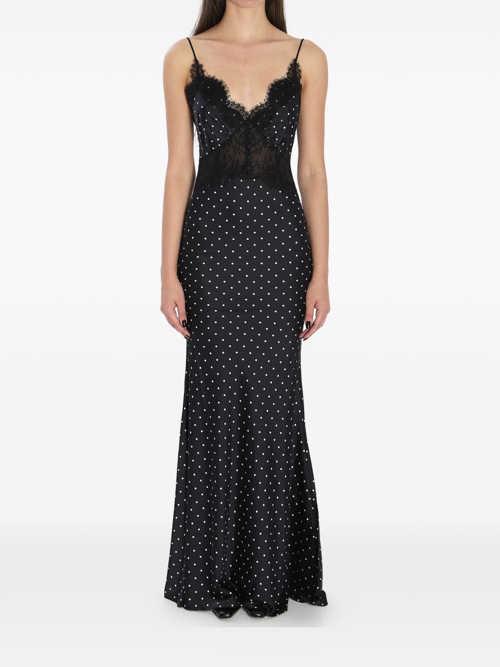 Self-Portrait POLKA DOT LONG DRESS Size M / US 6-8 / IT 42-44 - 1 Thumbnail
