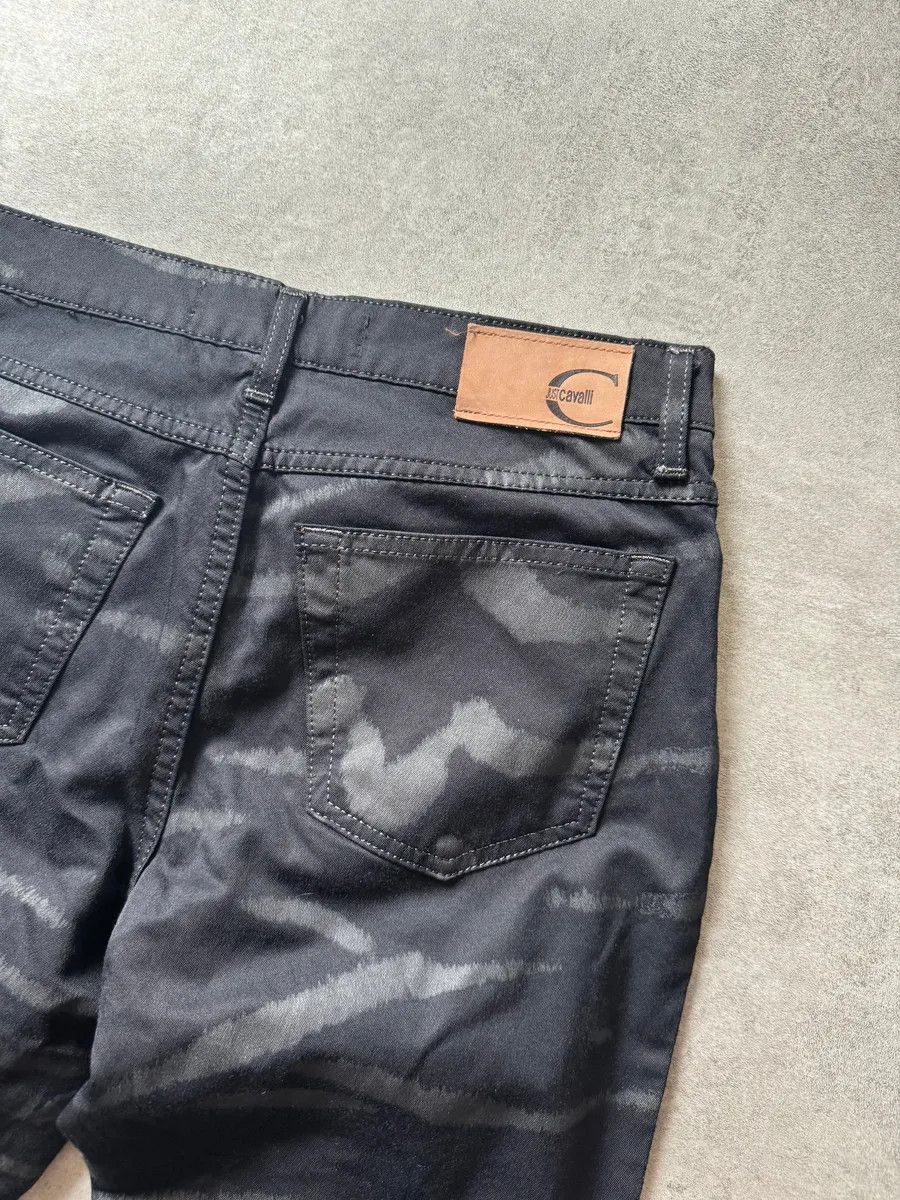 Just Cavalli SS2003 Cavalli Flowers Mirage Black Tattoos Pants Size 28" / US 6 / IT 42 - 4 Thumbnail
