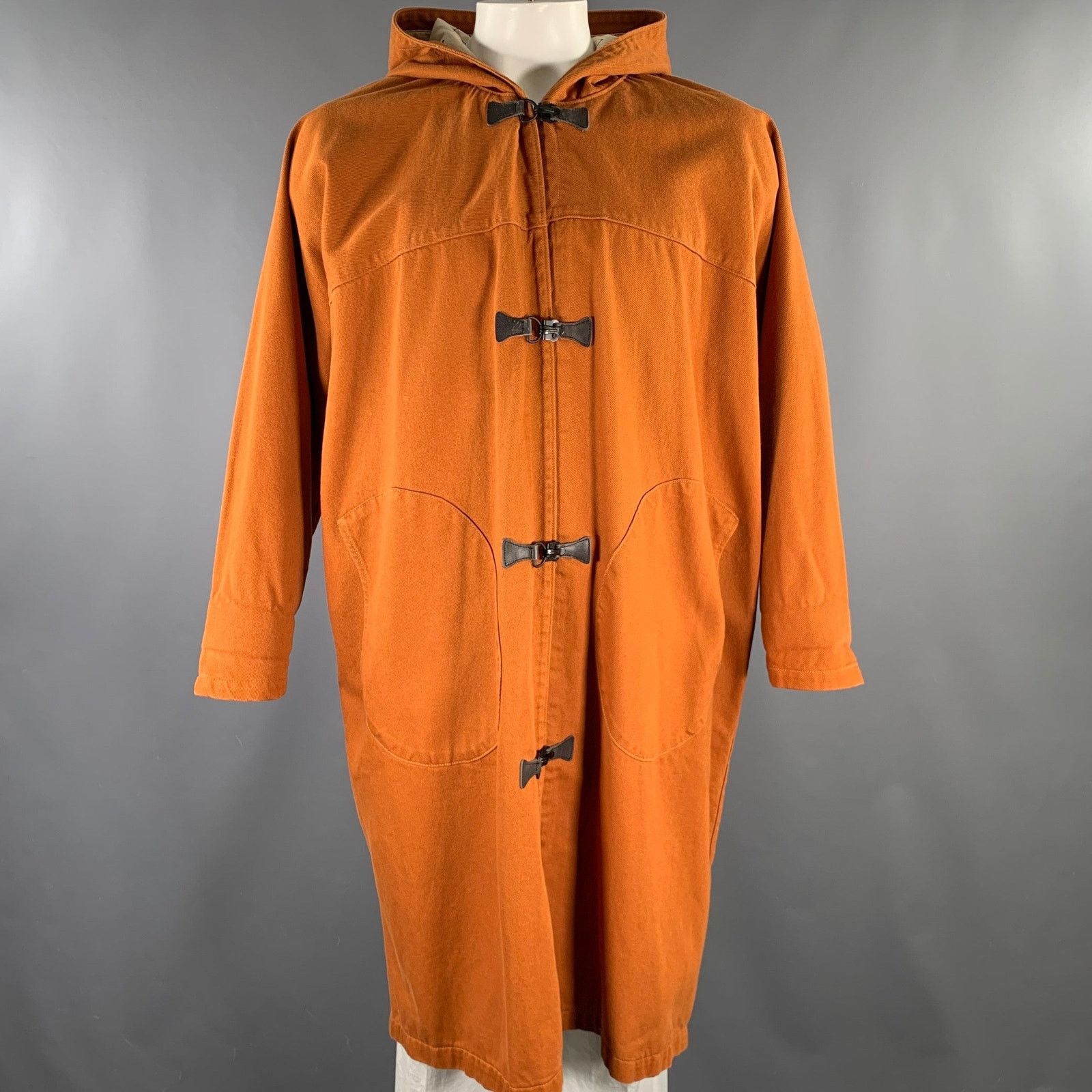 Levi's Vintage Clothing LEVI Size M Rust Cotton Parka Coat Size US M / EU 48-50 / 2 - 1 Thumbnail