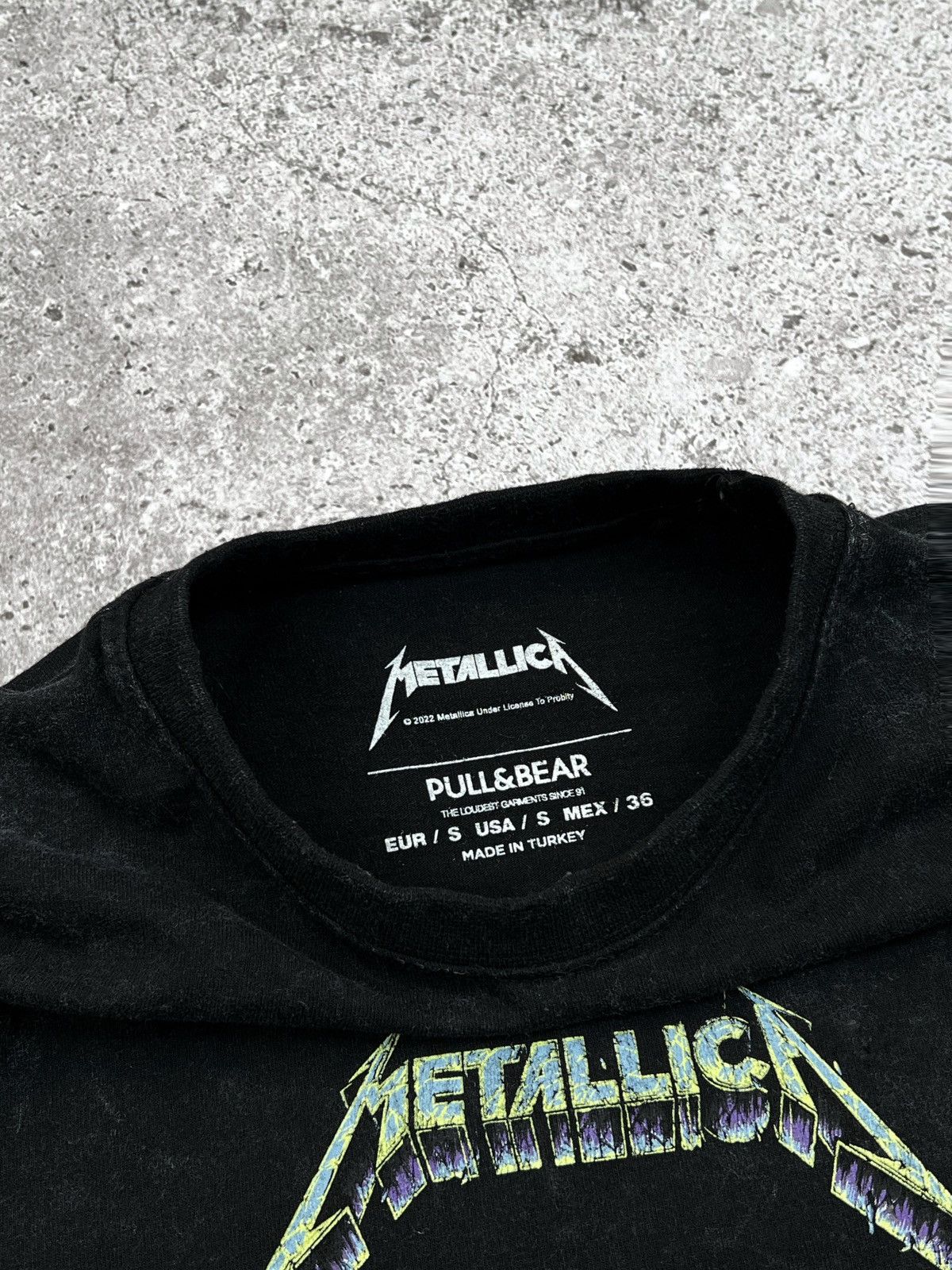 Band Tees × Metallica × Vintage Vintage Y2K Metallica Tour Graphic T-shirt Faded Size US S / EU 44-46 / 1 - 5 Thumbnail