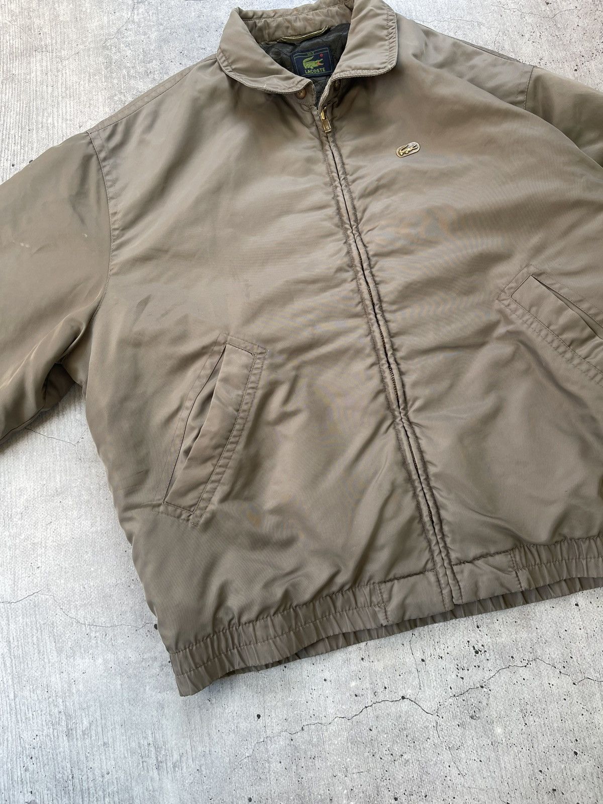Lacoste Vintage Lacoste Bomber Jacket 90s Size US XL / EU 56 / 4 - 4 Thumbnail